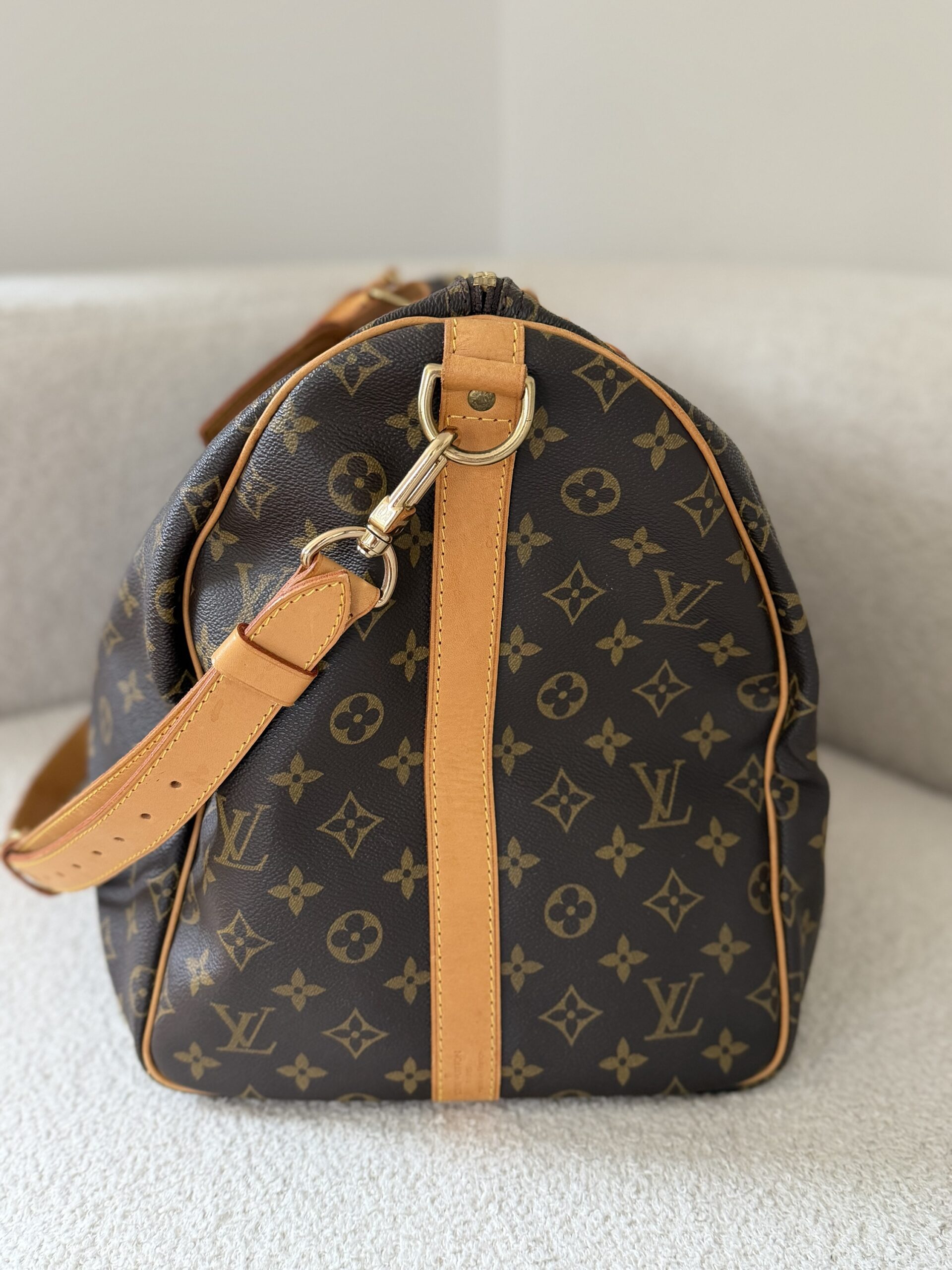 Louis Vuitton Keepall 55 z paskiem - obrazek 13