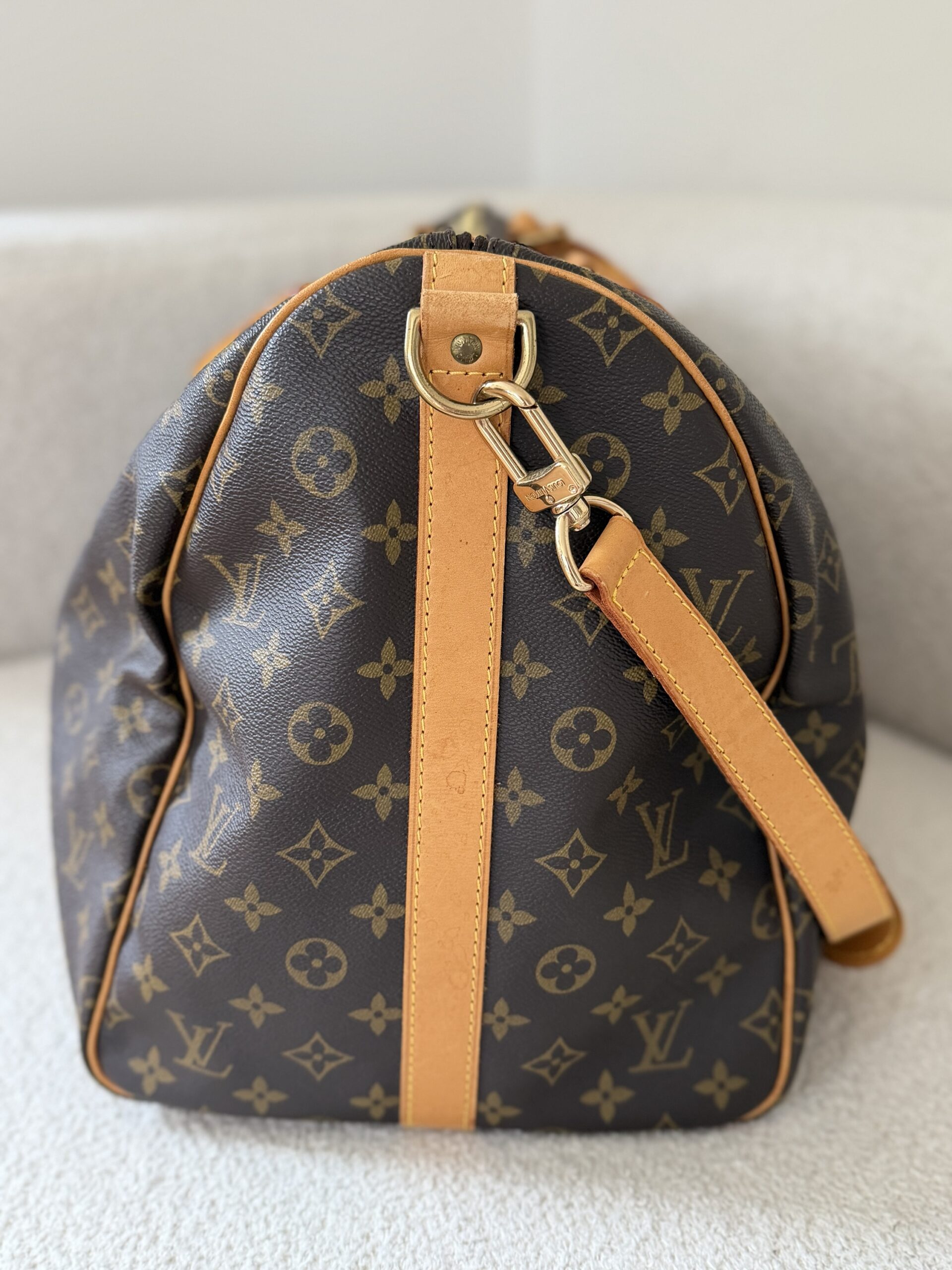 Louis Vuitton Keepall 55 z paskiem - obrazek 14