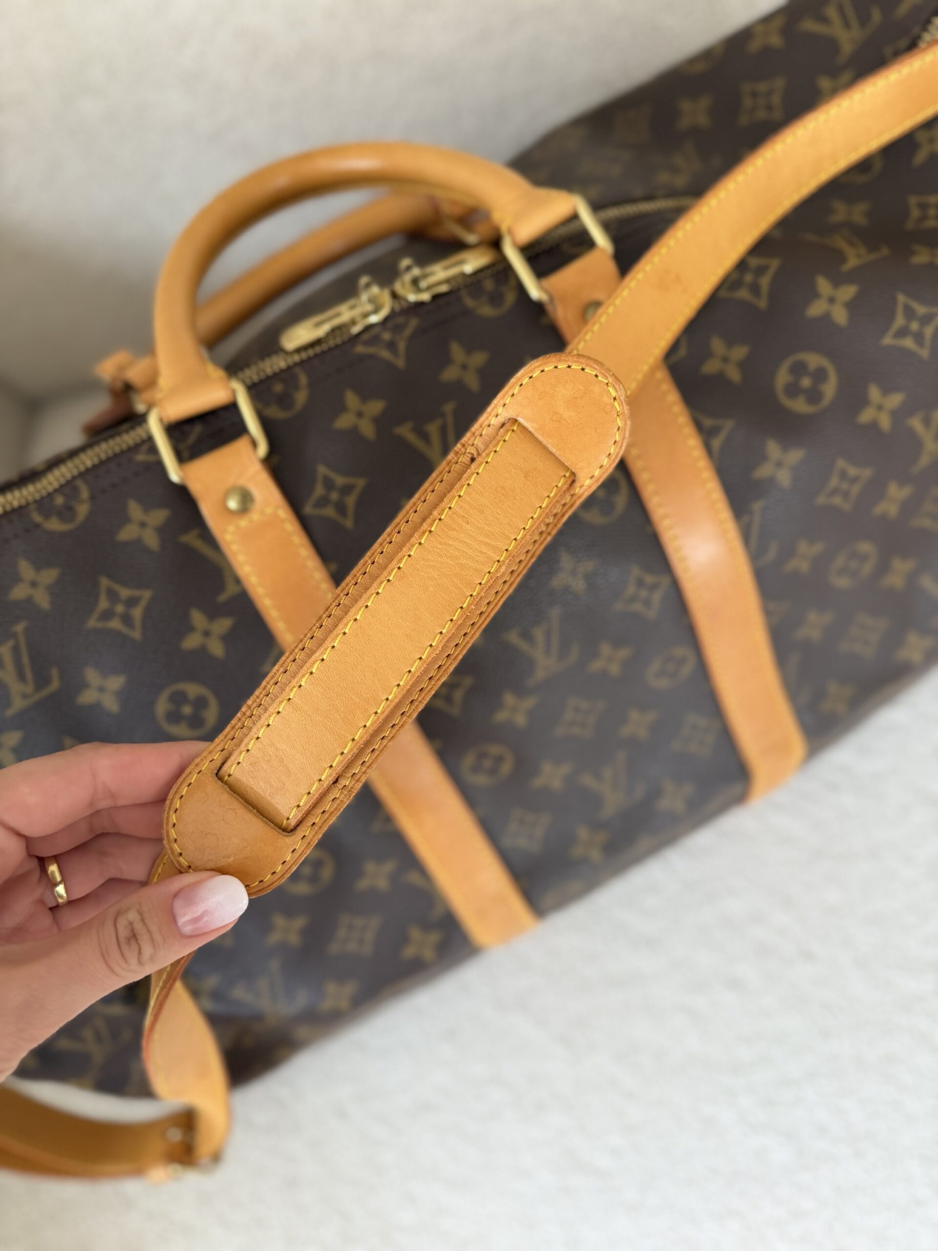 Louis Vuitton Keepall 55 z paskiem - obrazek 25