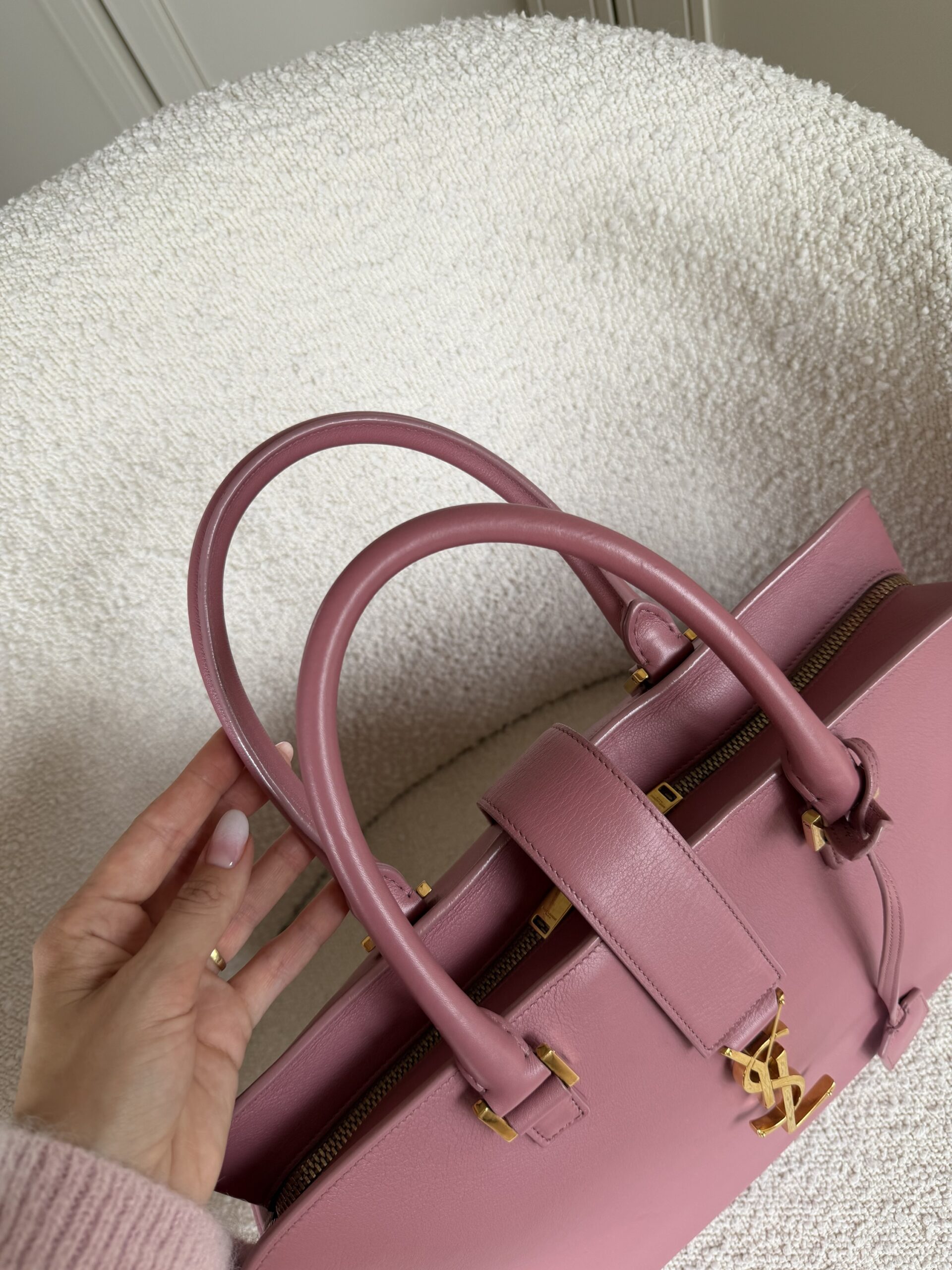 Saint Laurent Paris Cabas Bag - obrazek 23