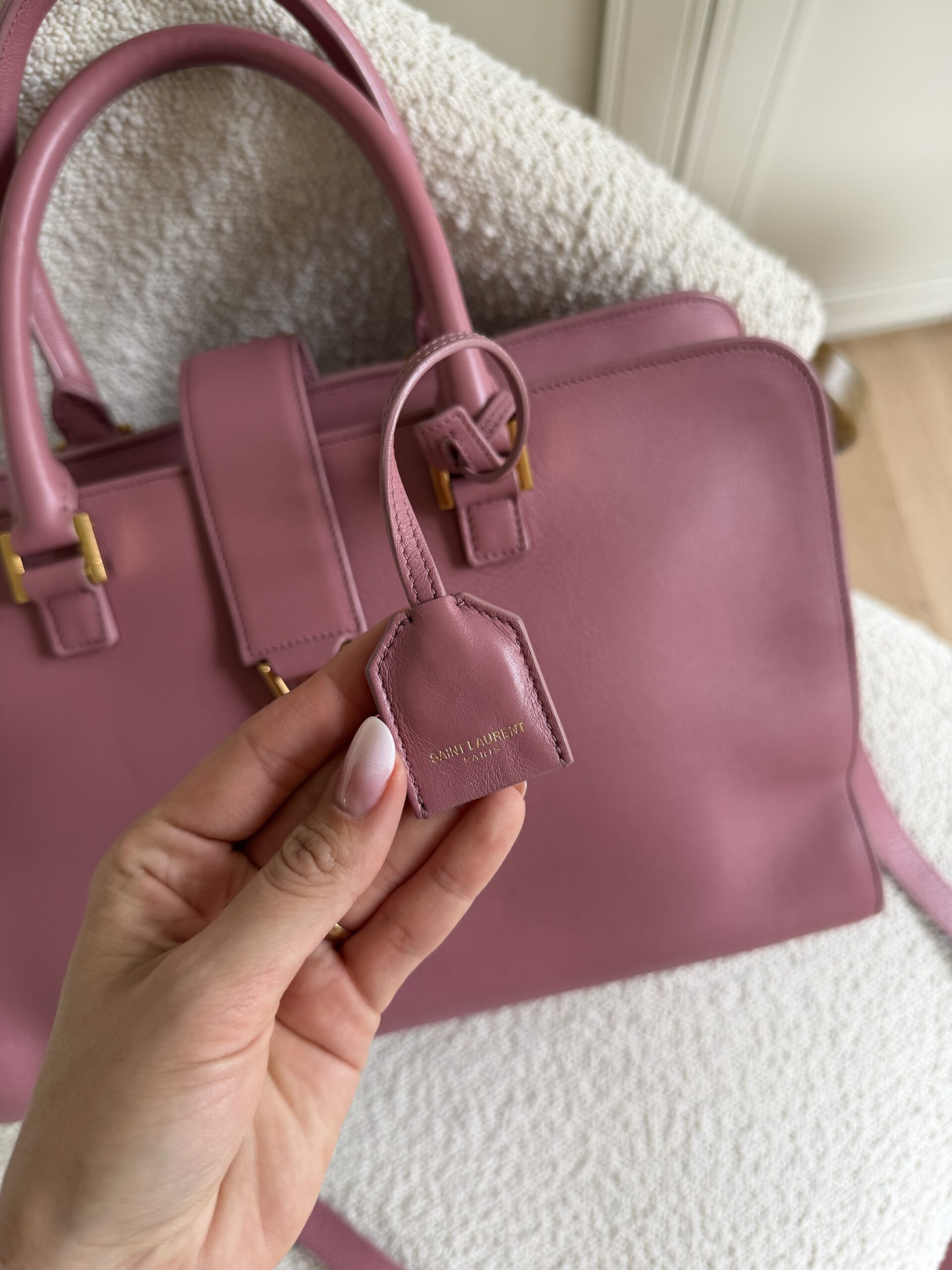 Saint Laurent Paris Cabas Bag - obrazek 35