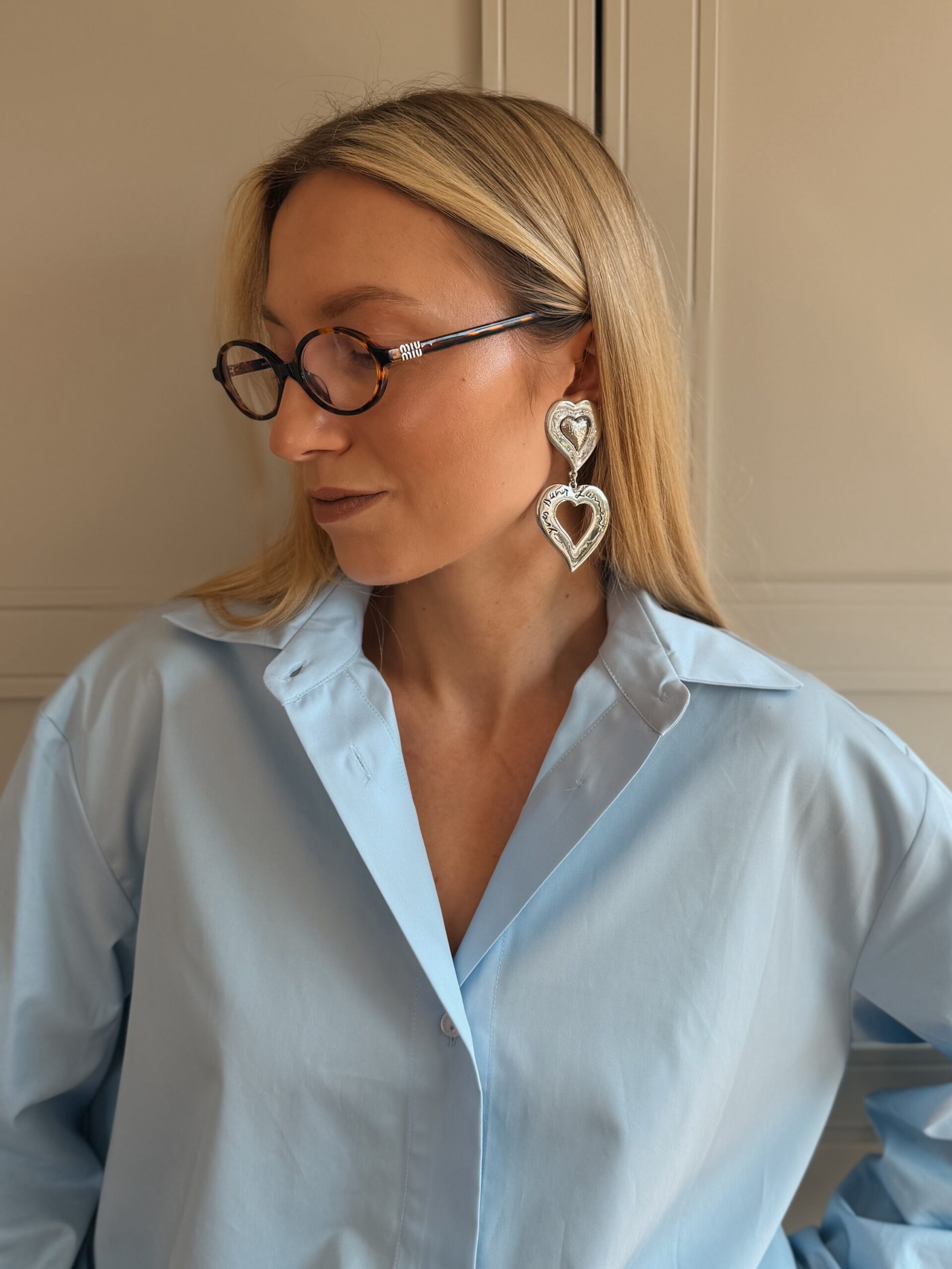 Spektakularne wiszące klipsy YSL Yves Saint Laurent - obrazek 2