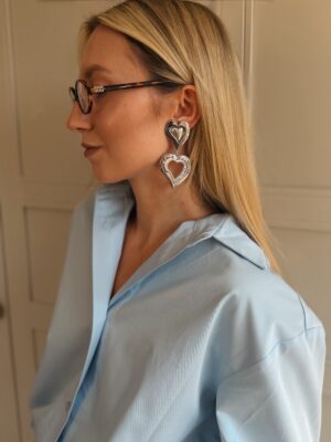 Spektakularne wiszące klipsy YSL Yves Saint Laurent