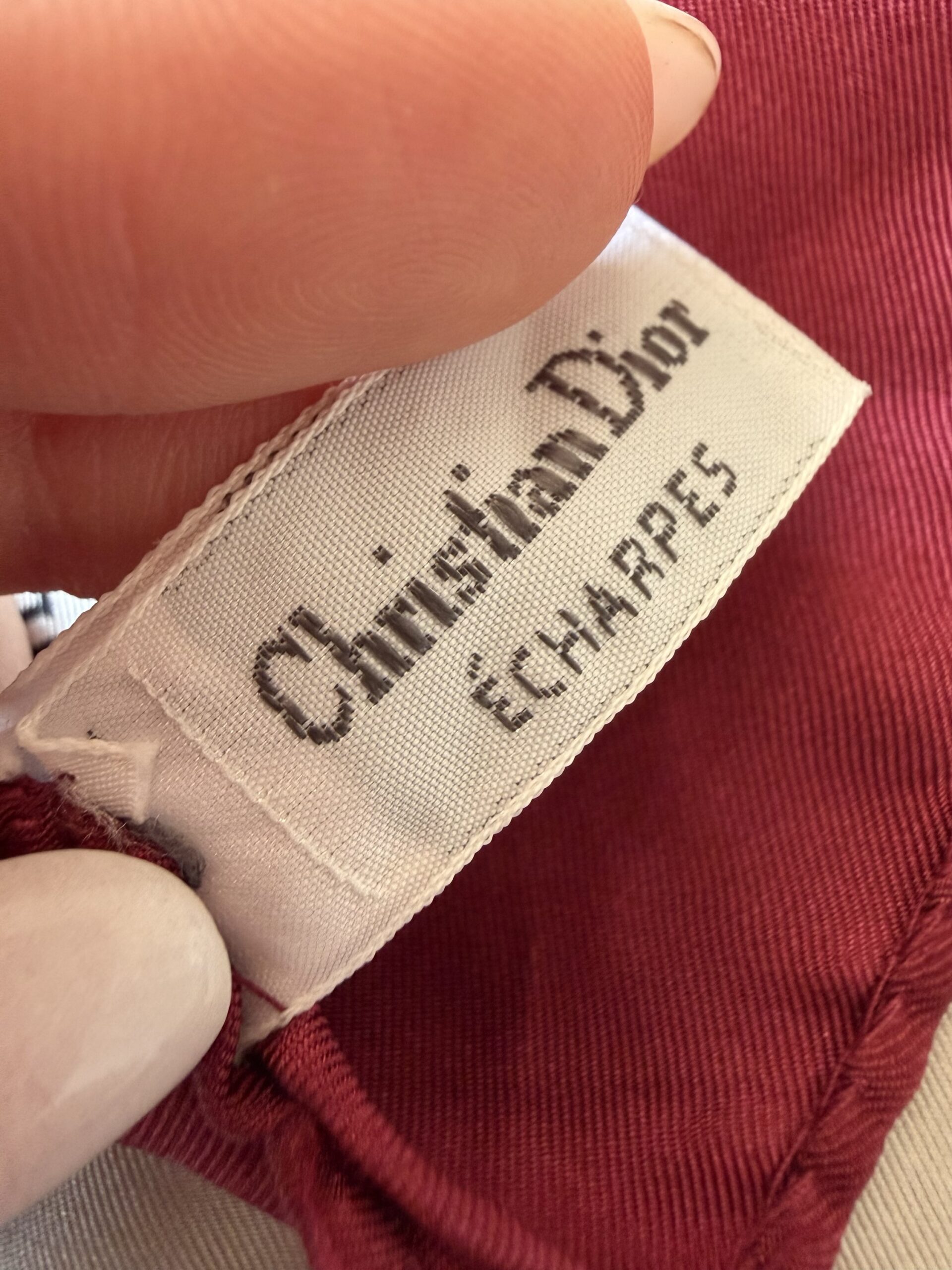 Jedwabna apaszka Christian Dior - obrazek 13