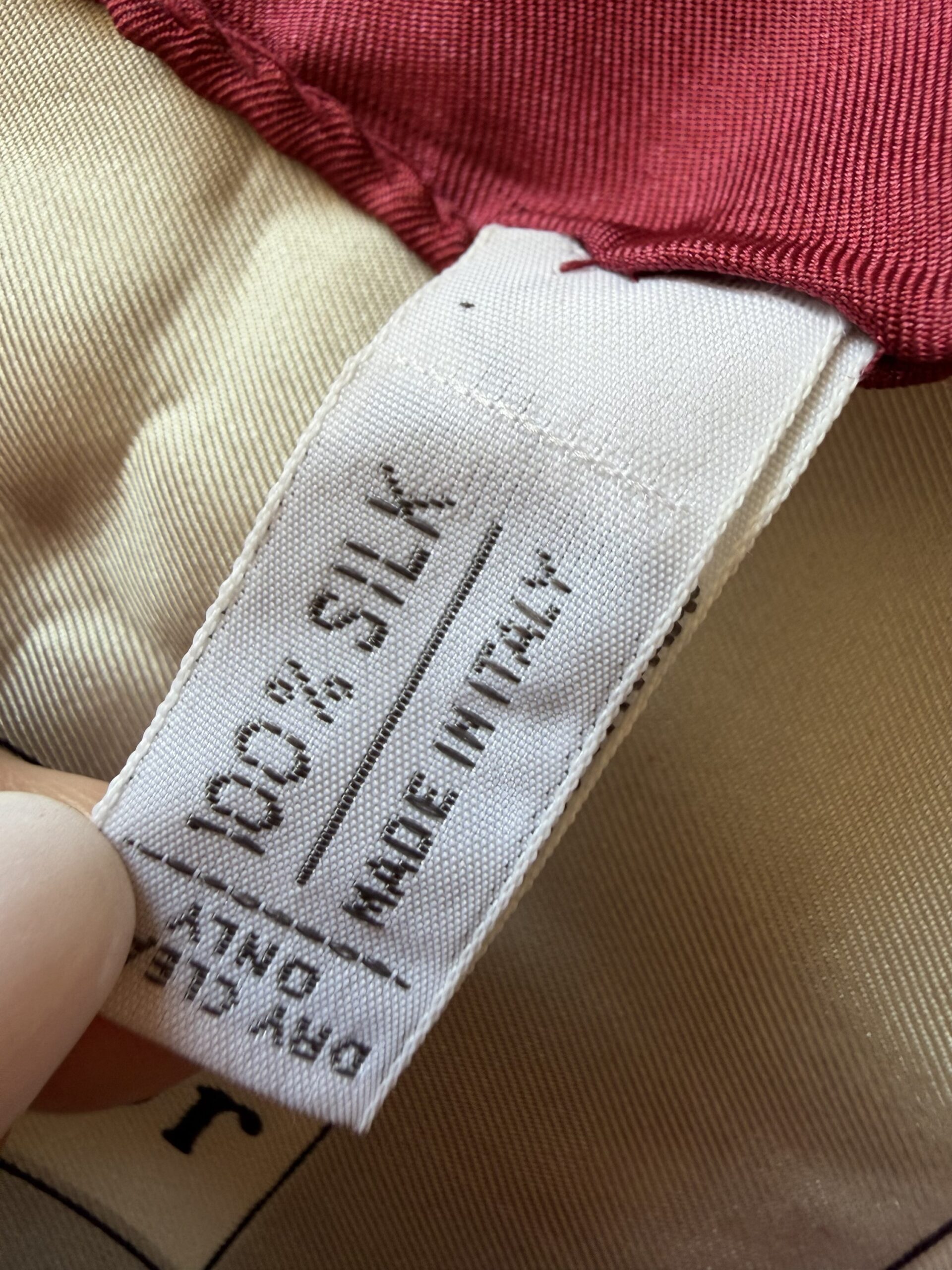 Jedwabna apaszka Christian Dior - obrazek 14