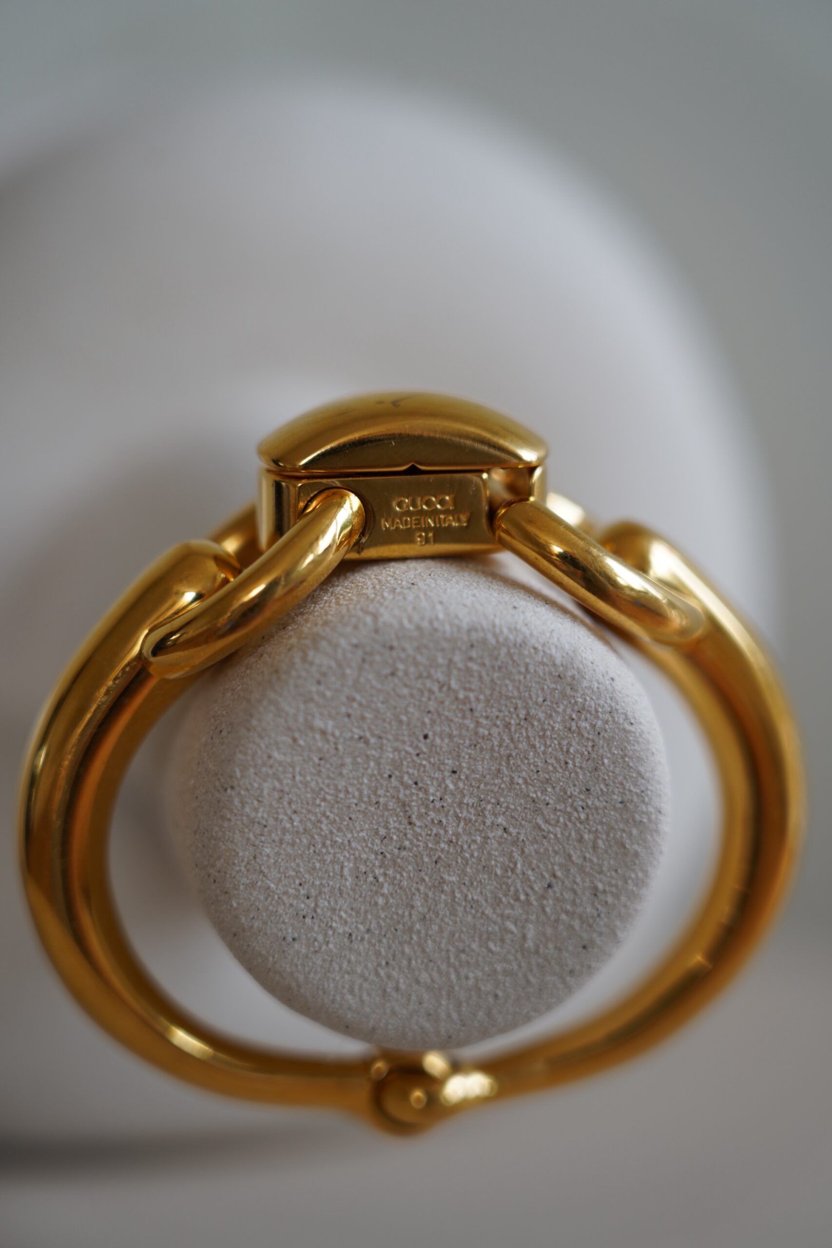 Masywna Bransoleta Gucci Tom Ford pozłacana 1991 - obrazek 13