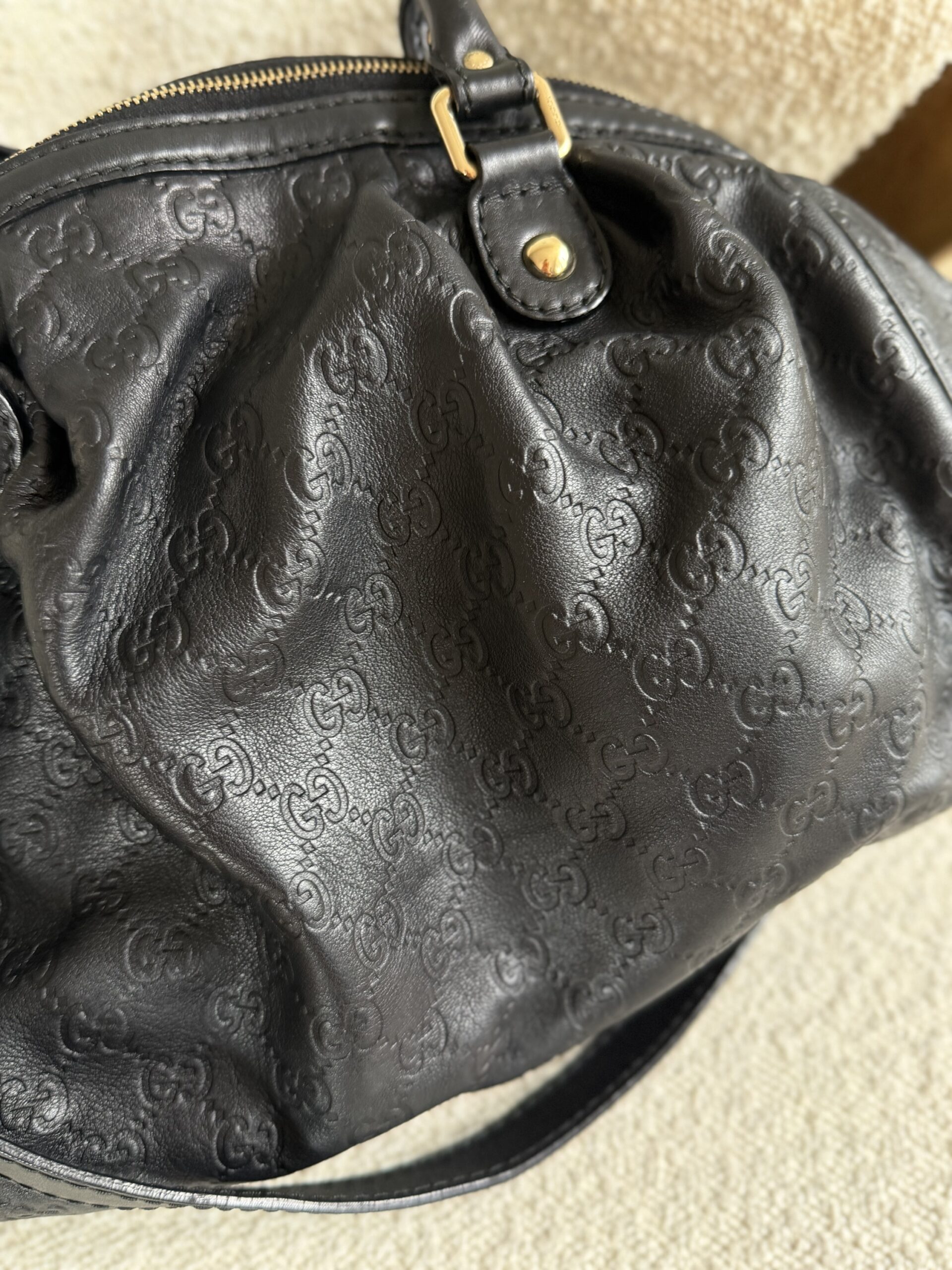 Gucci Guccissima Boston Sukey - obrazek 14