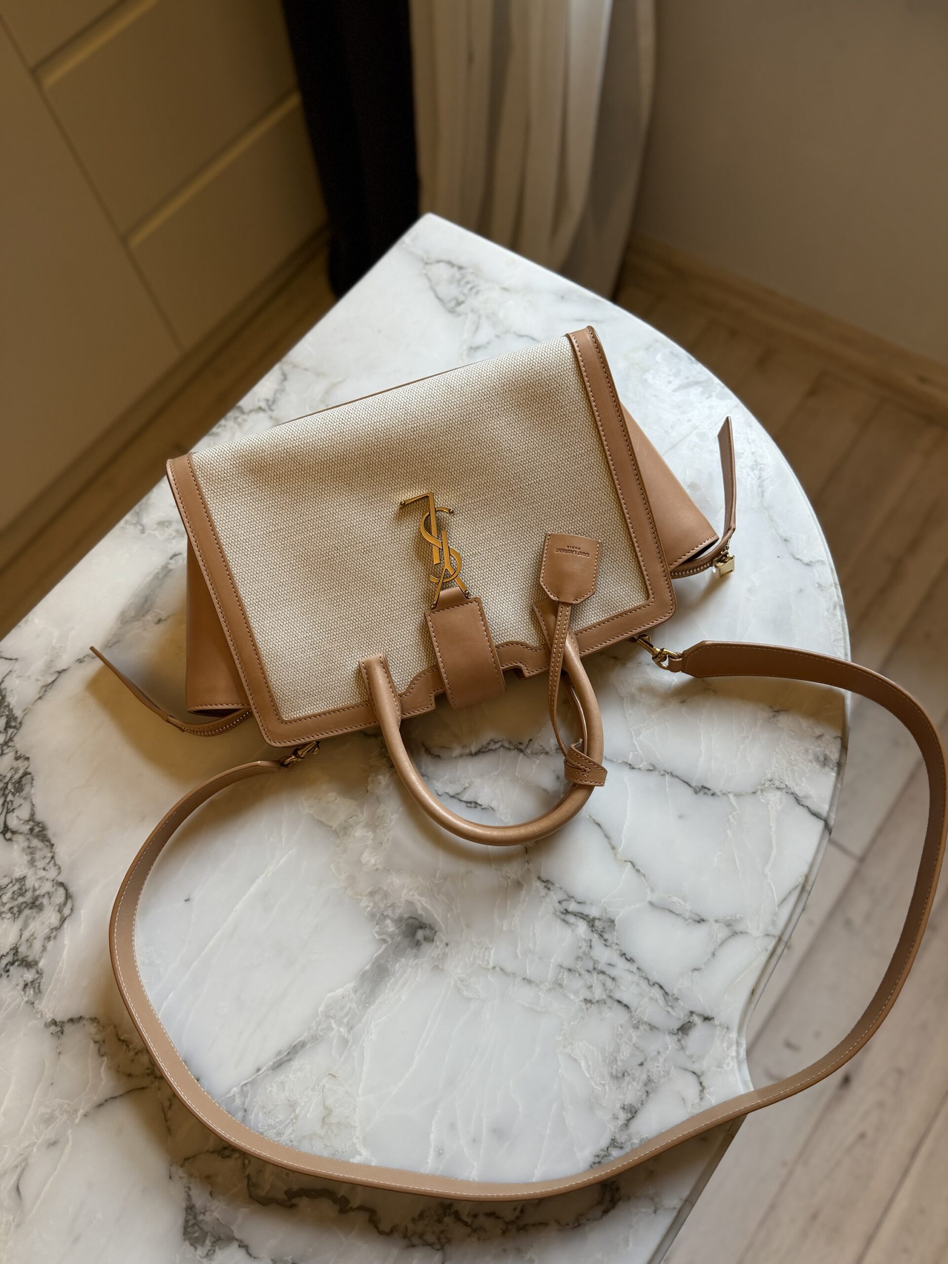 Saint Laurent Paris Cabas Bag - obrazek 5