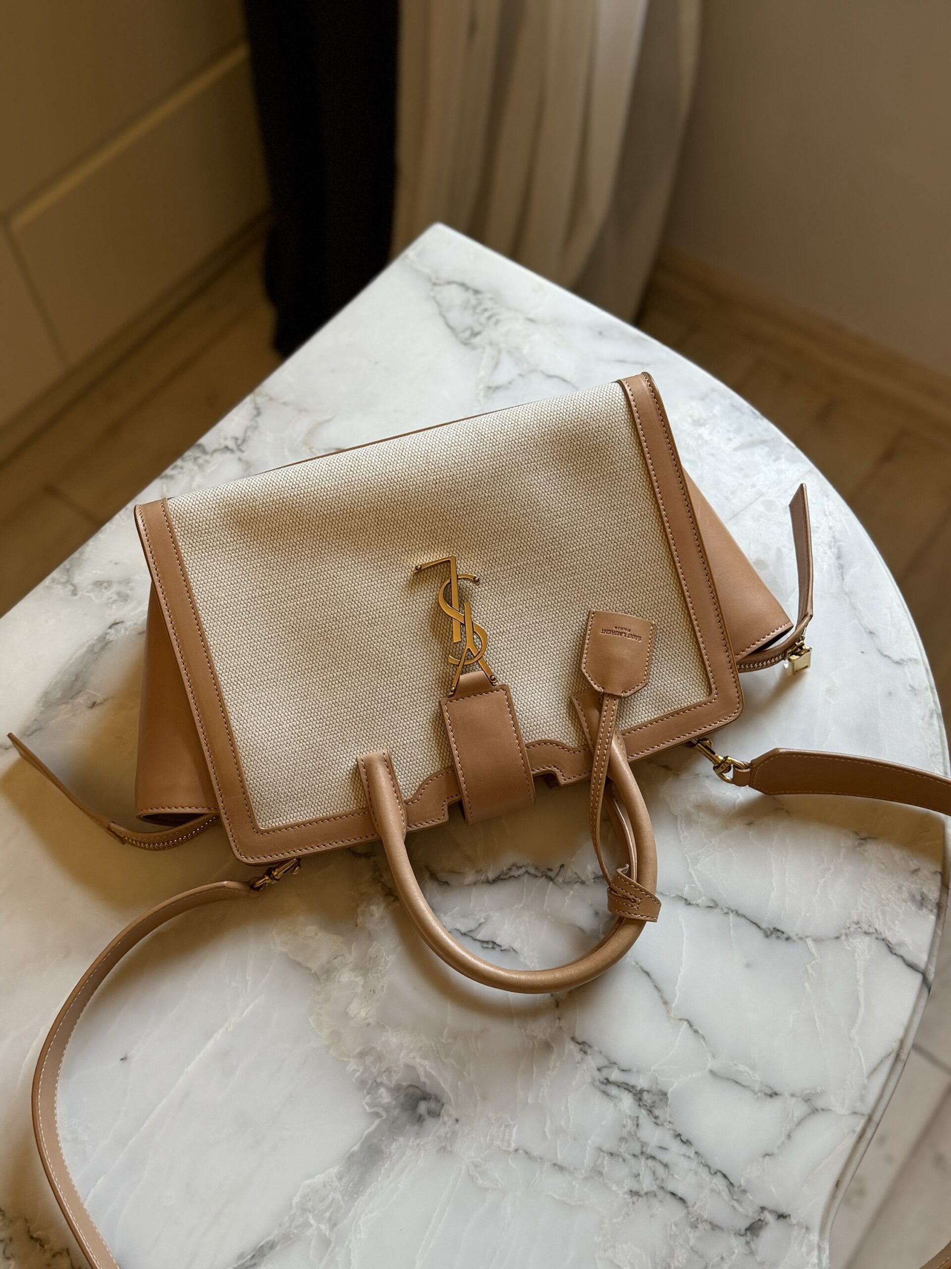 Saint Laurent Paris Cabas Bag - obrazek 9
