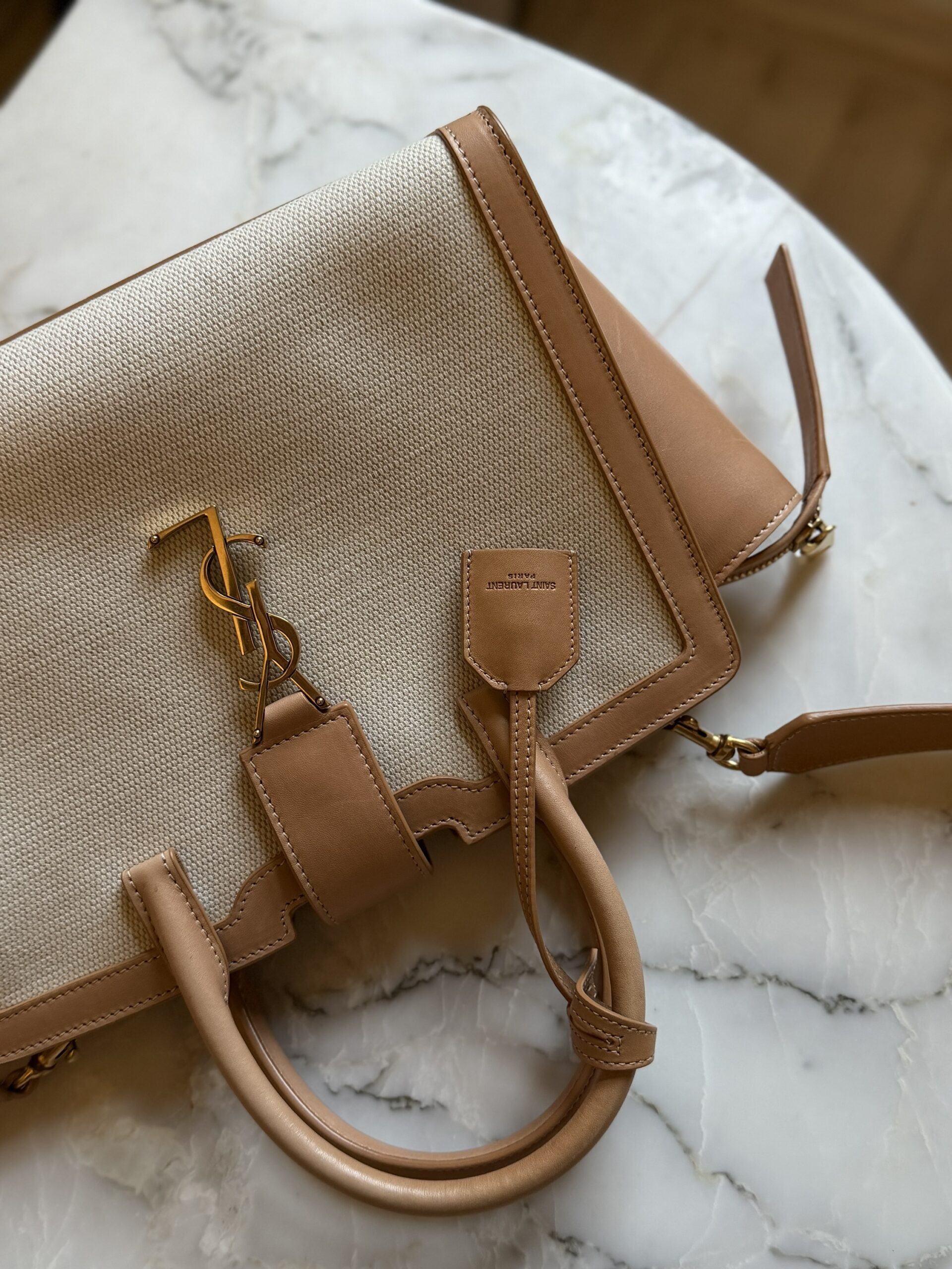 Saint Laurent Paris Cabas Bag - obrazek 10