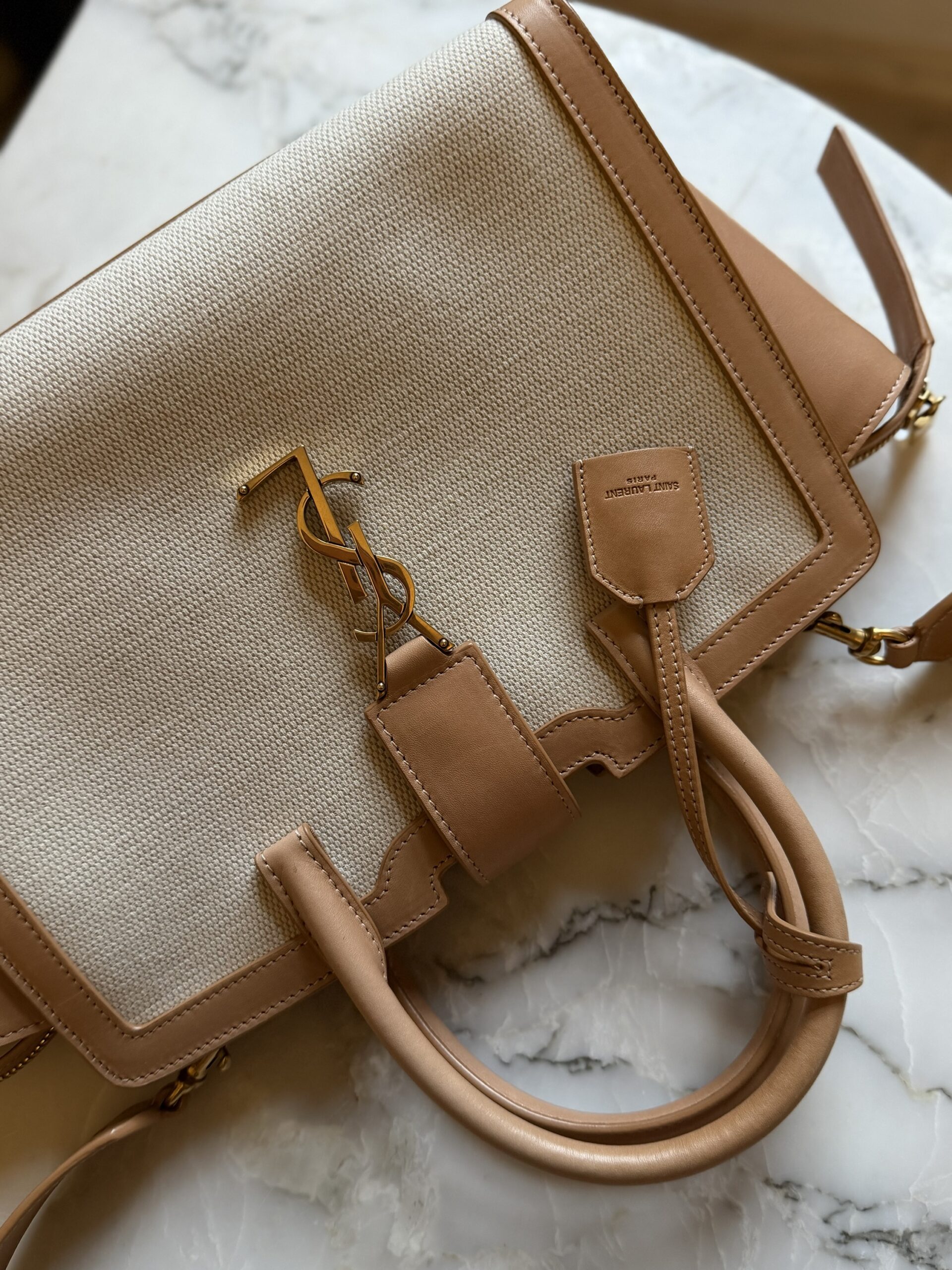 Saint Laurent Paris Cabas Bag - obrazek 12