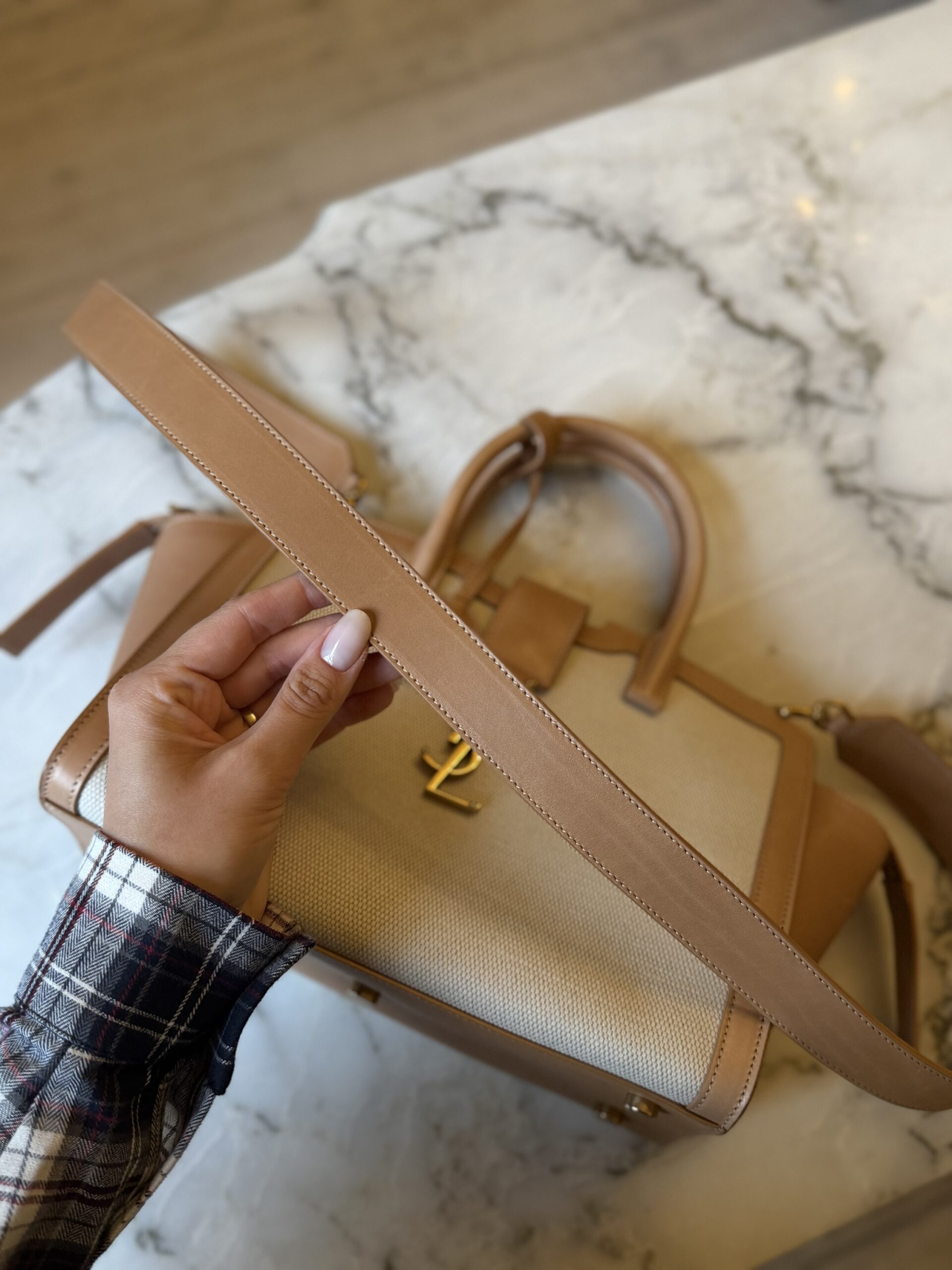 Saint Laurent Paris Cabas Bag - obrazek 18