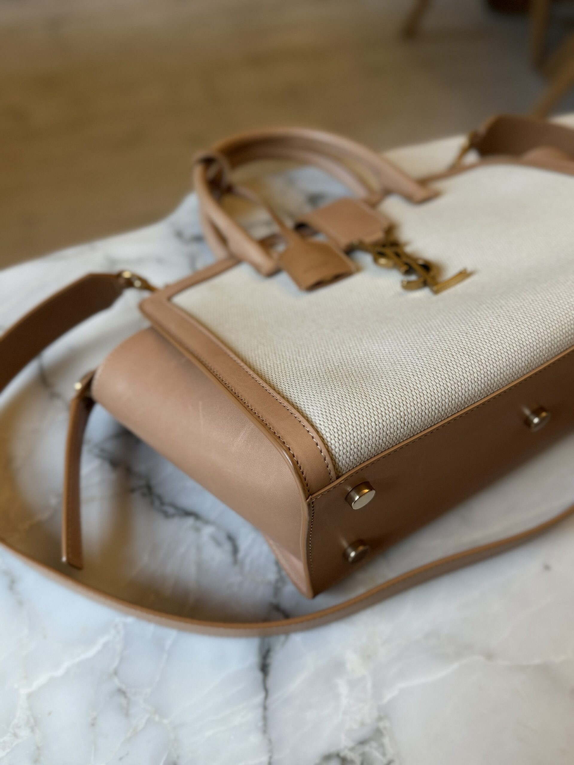 Saint Laurent Paris Cabas Bag - obrazek 20