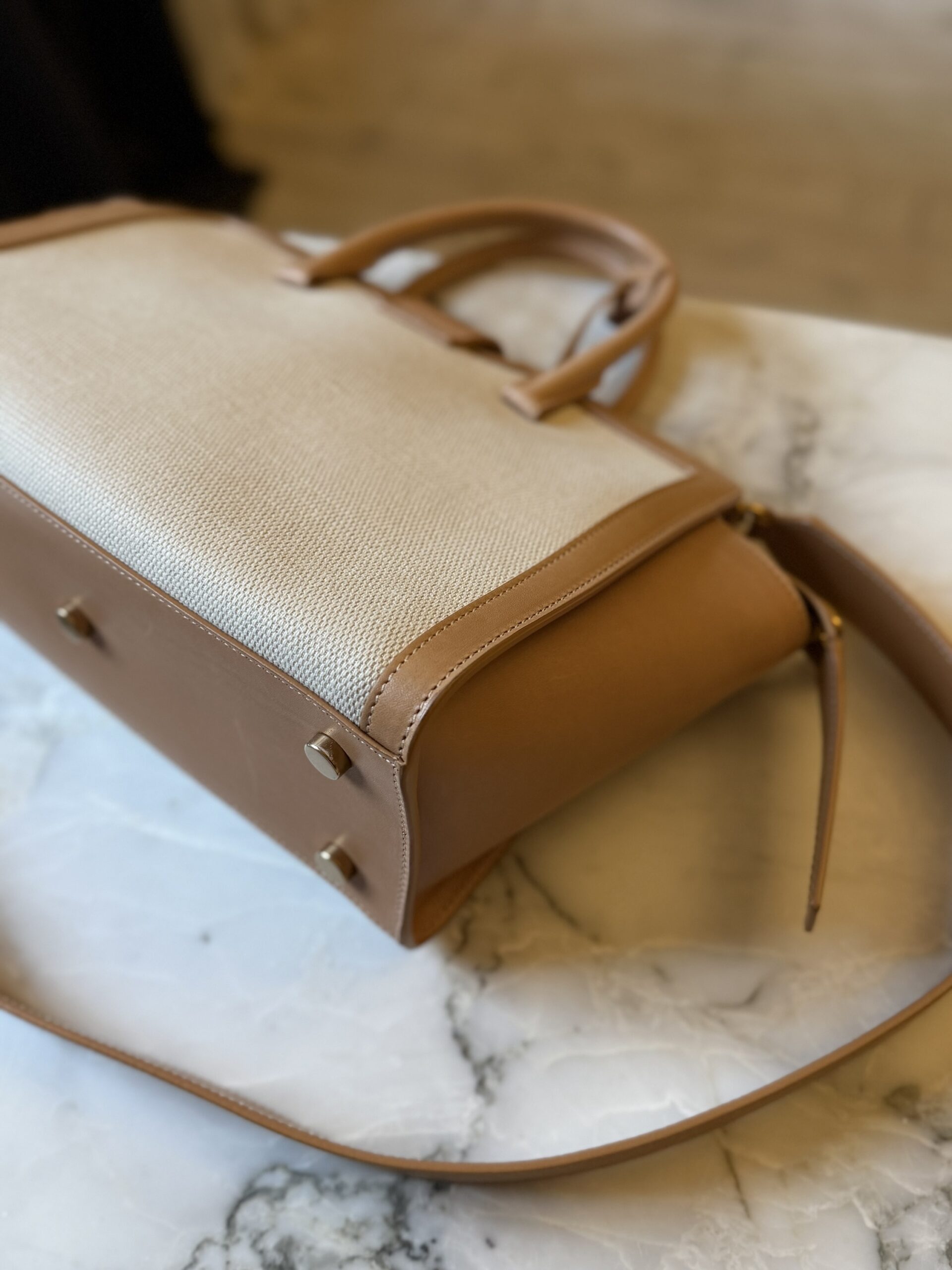 Saint Laurent Paris Cabas Bag - obrazek 23