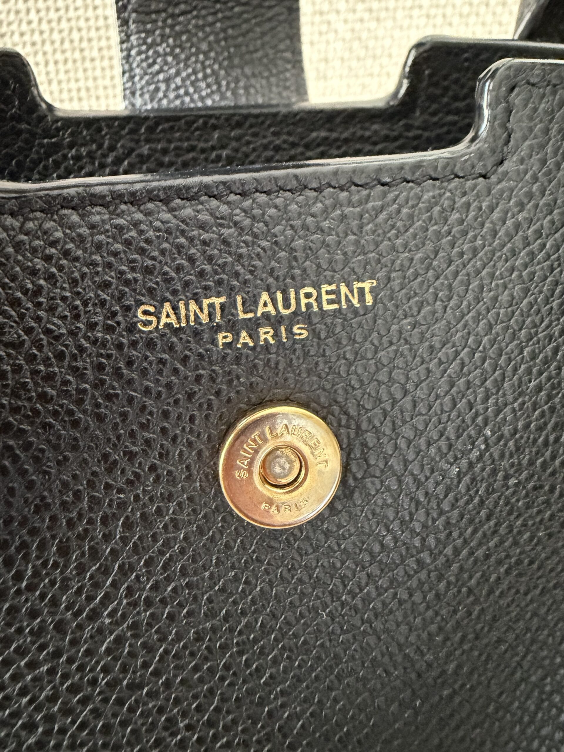 Saint Laurent Paris Cabas Bag - obrazek 26