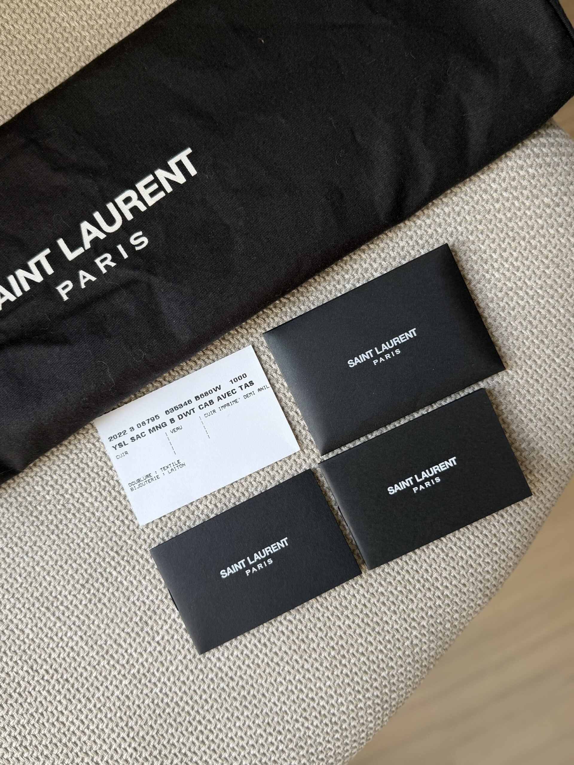 Saint Laurent Paris Cabas Bag - obrazek 35