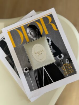 Klipsy Christian Dior Organza z oryginalnym pudełkiem i woreczkiem