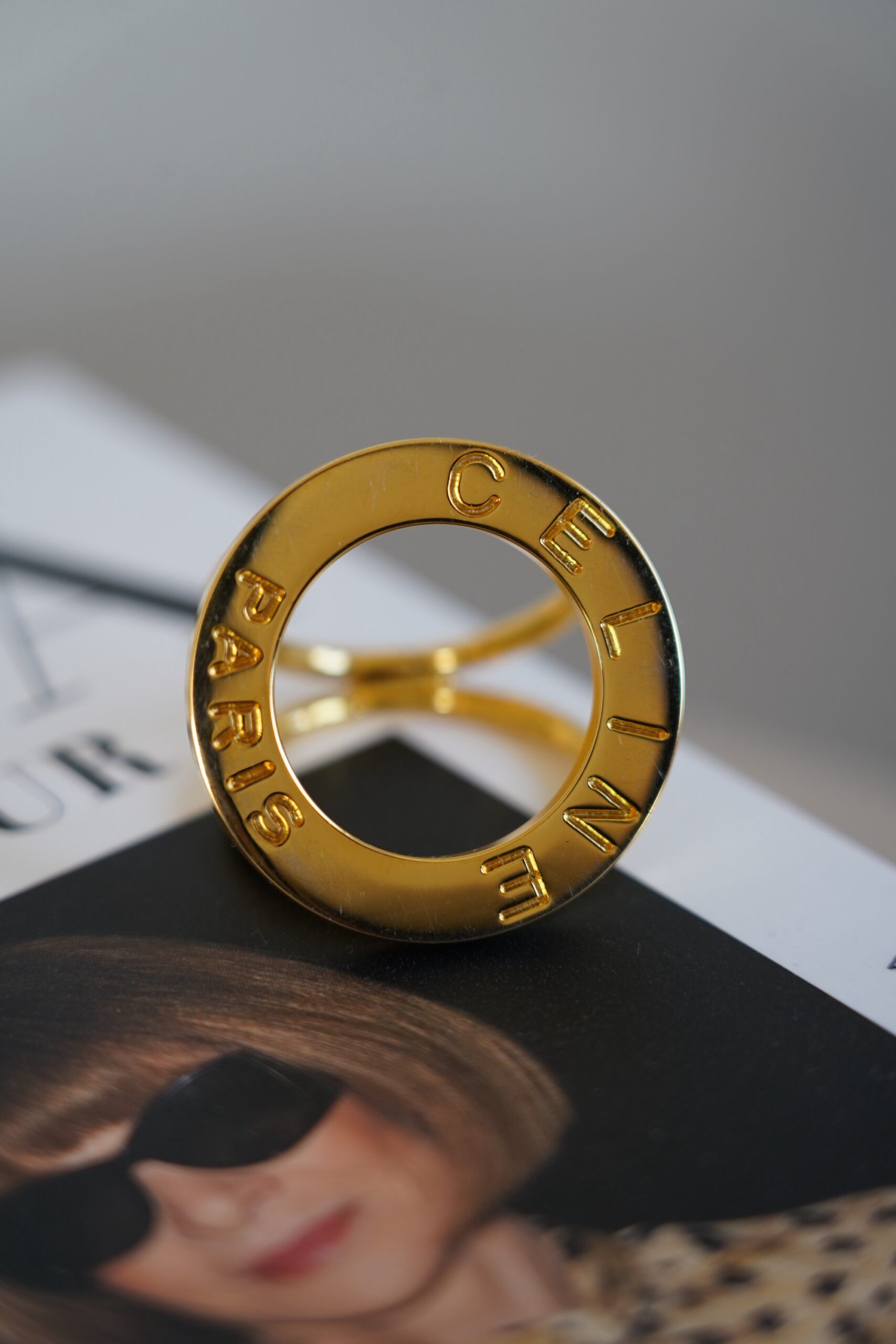 Ring do apaszki Celine wiekszy - obrazek 5