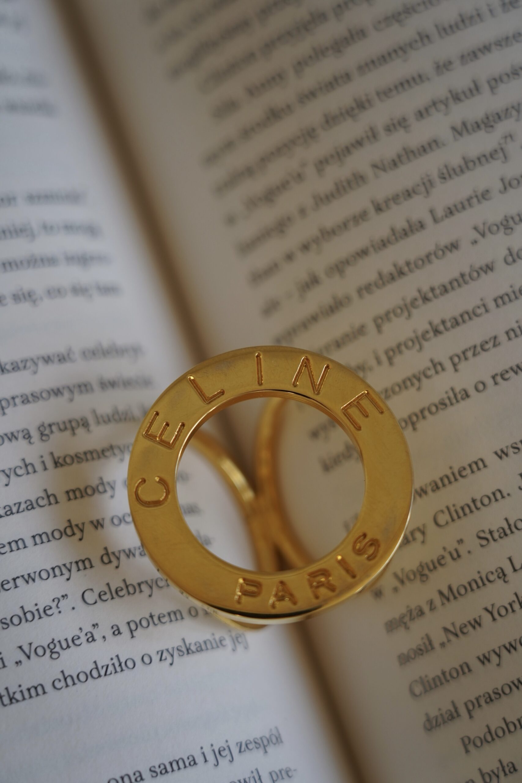 Ring do apaszki Celine wiekszy - obrazek 6