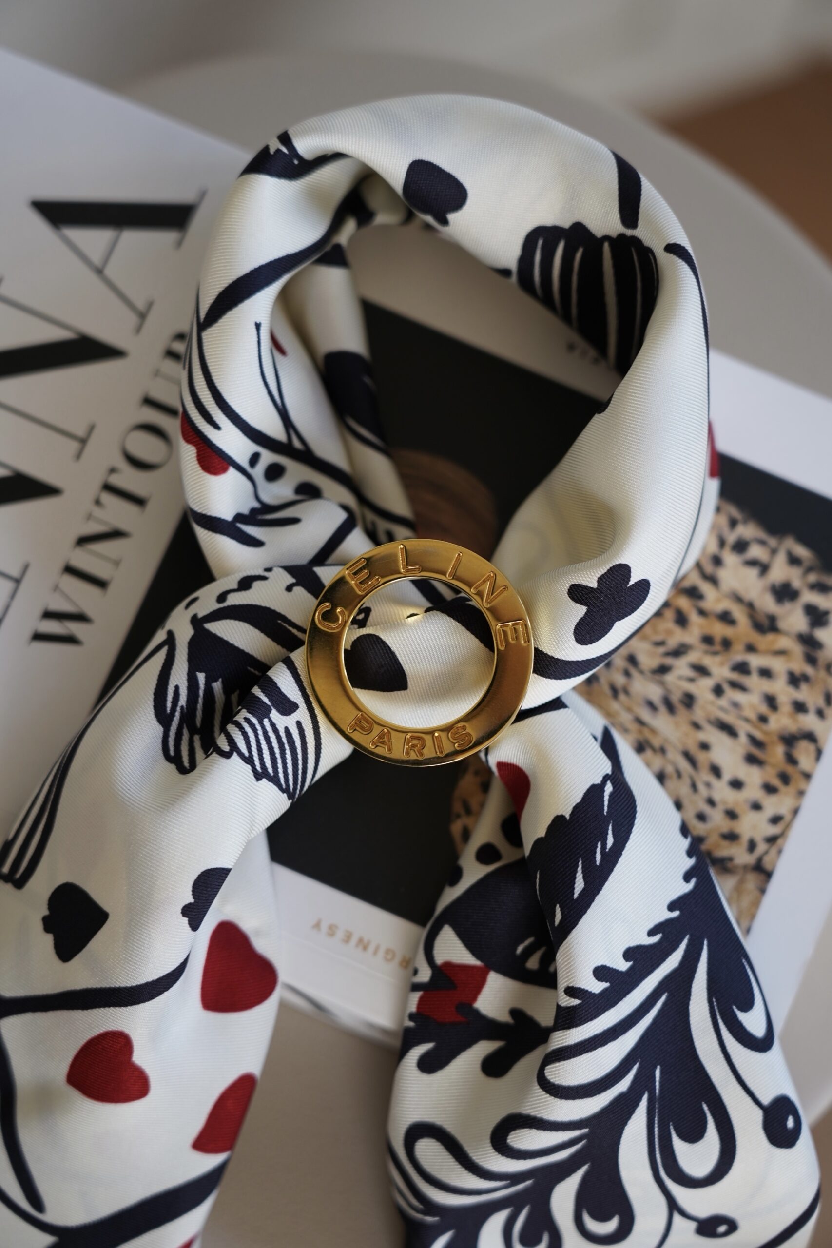 Ring do apaszki Celine wiekszy