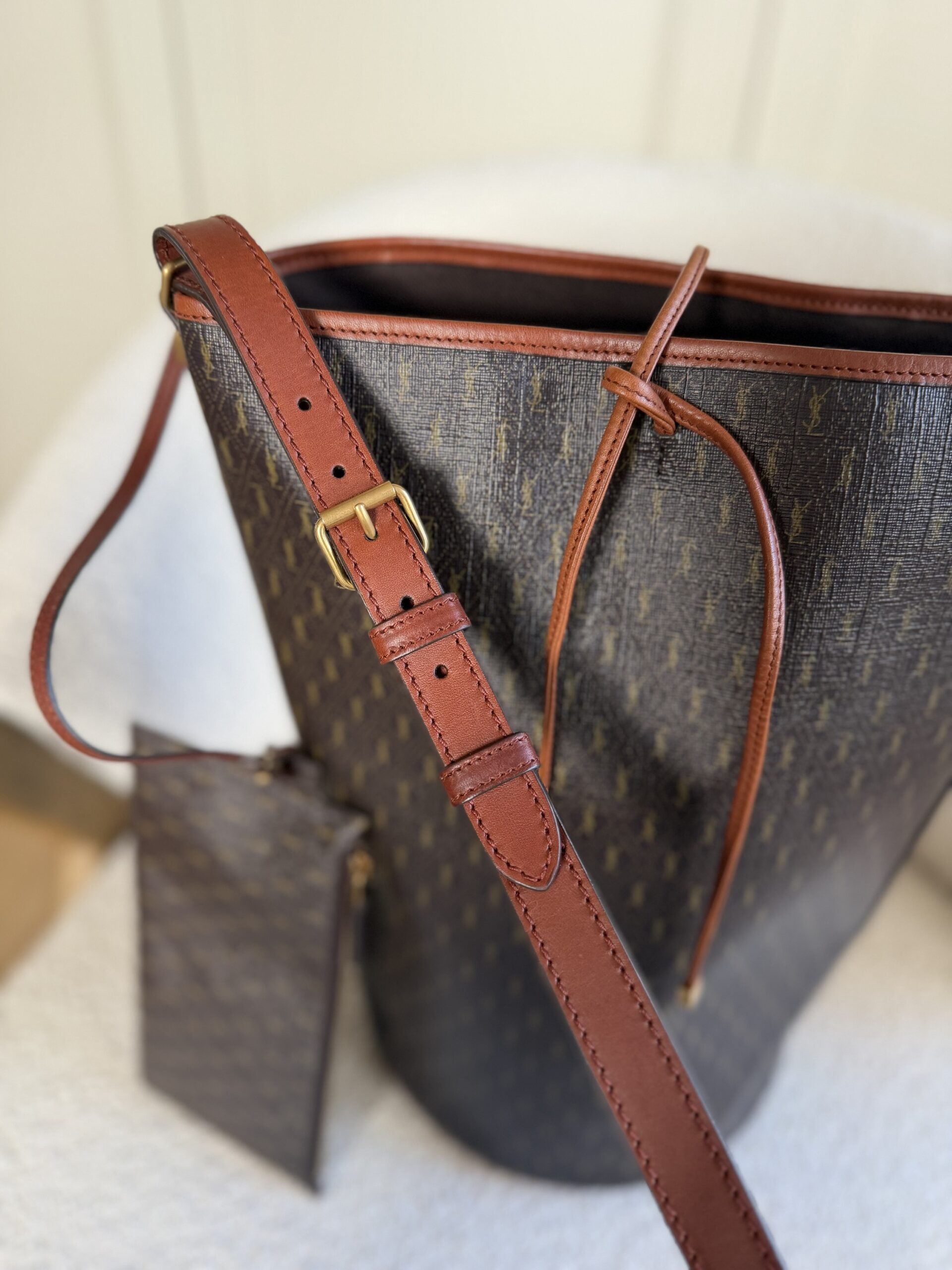 Canvas Bucket Bag Saint Laurent Paris - FABRYCZNIE NOWY - obrazek 9