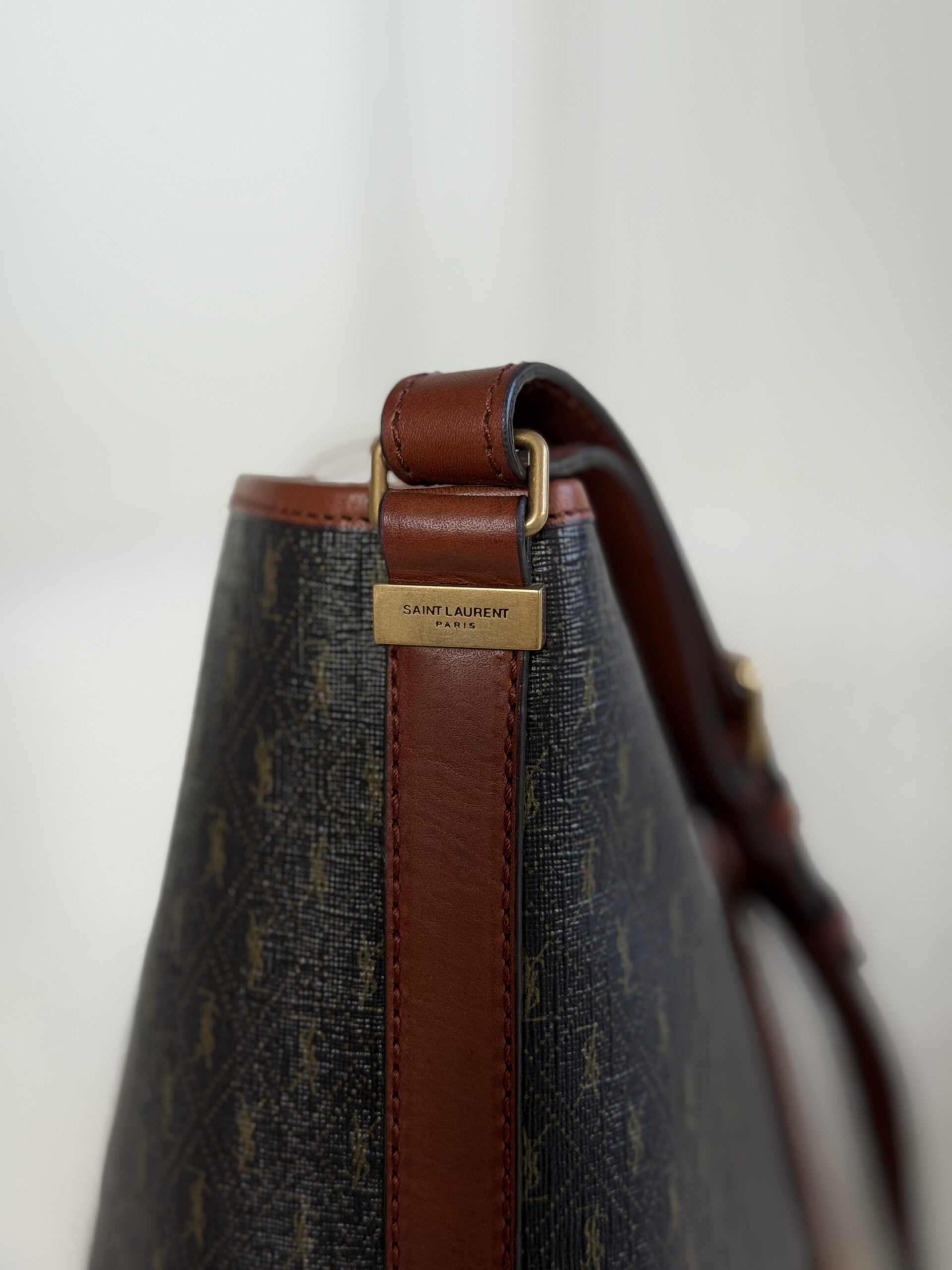 Canvas Bucket Bag Saint Laurent Paris - FABRYCZNIE NOWY - obrazek 12