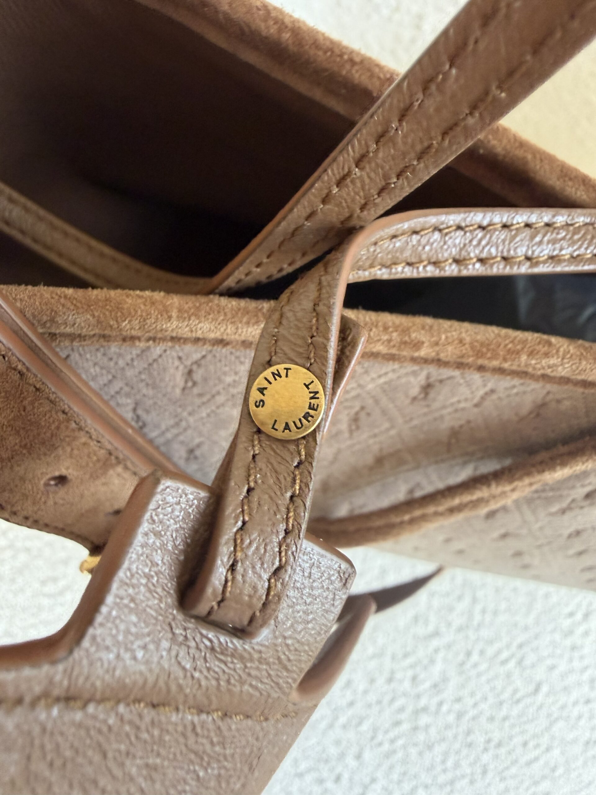 Bucket Bag Saint Laurent Paris welur/zamsz - FABRYCZNIE NOWY - obrazek 19
