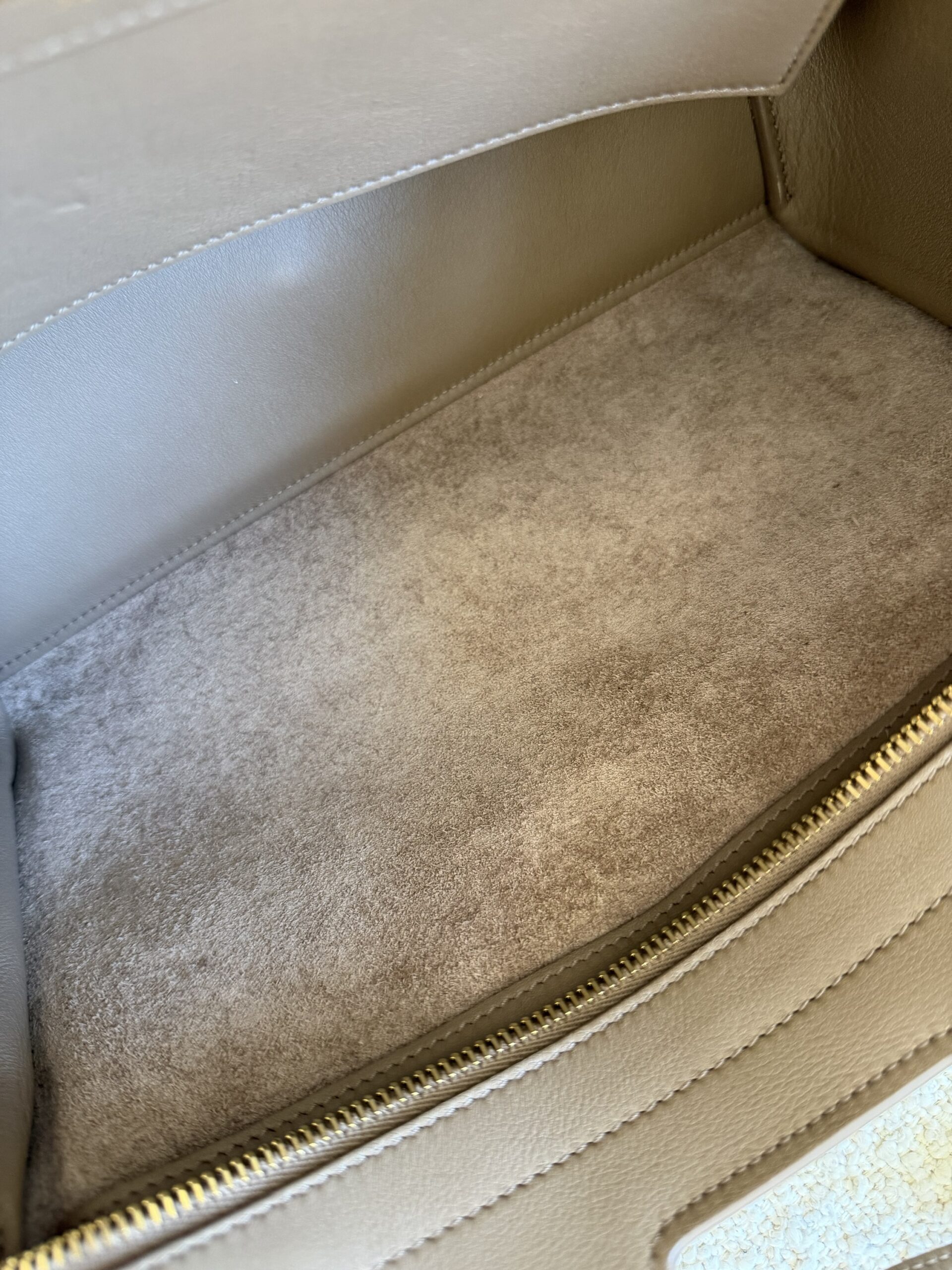Saint Laurent Paris Cabas Bag Taupe - obrazek 39