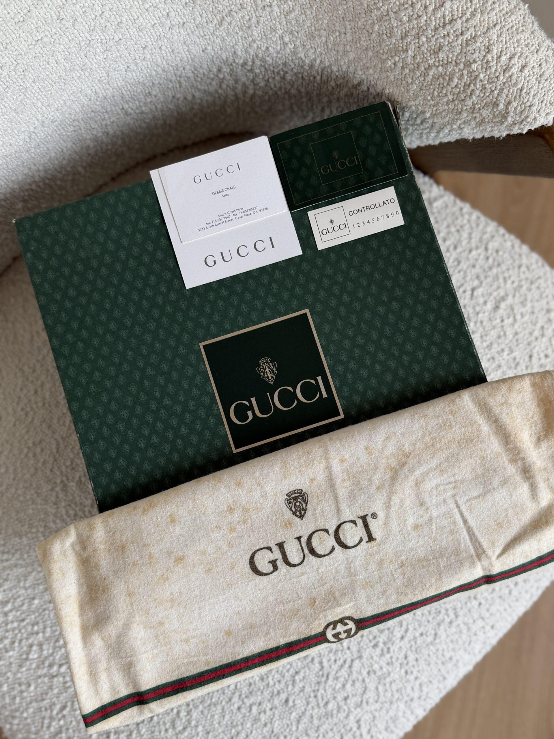 Elegancka torebka Gucci lata 80-te - obrazek 2
