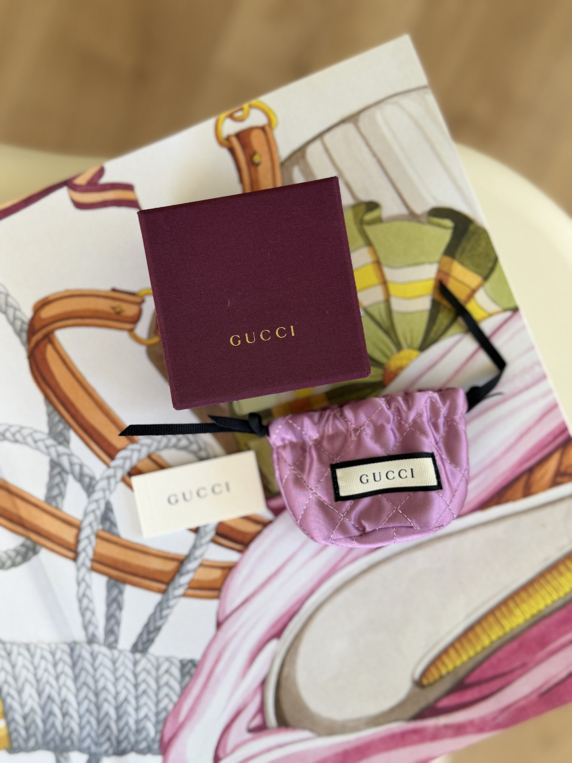 Klipsy Gucci Flower Pearl - full set - obrazek 5