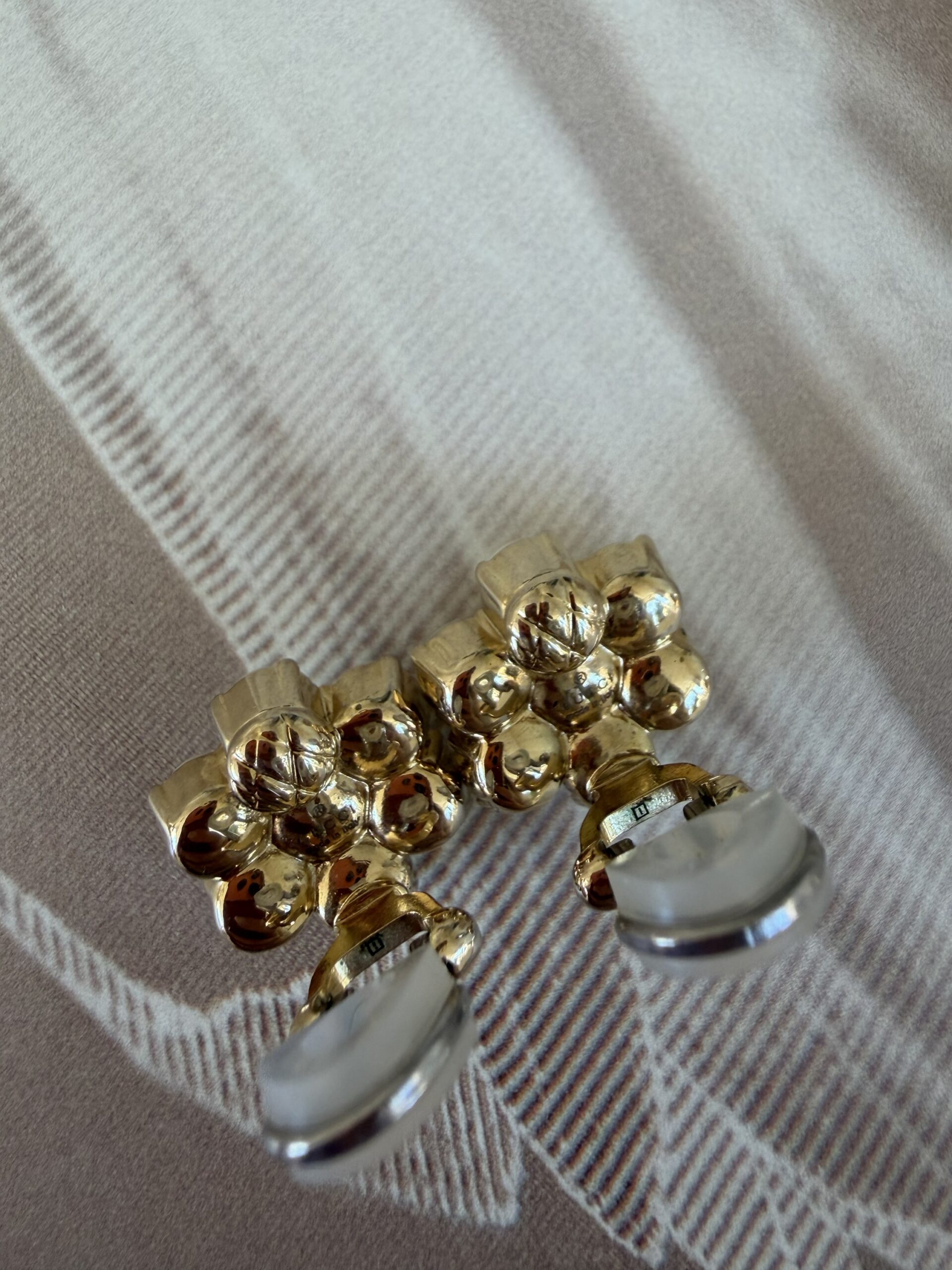 Klipsy Gucci Flower Pearl - full set - obrazek 14