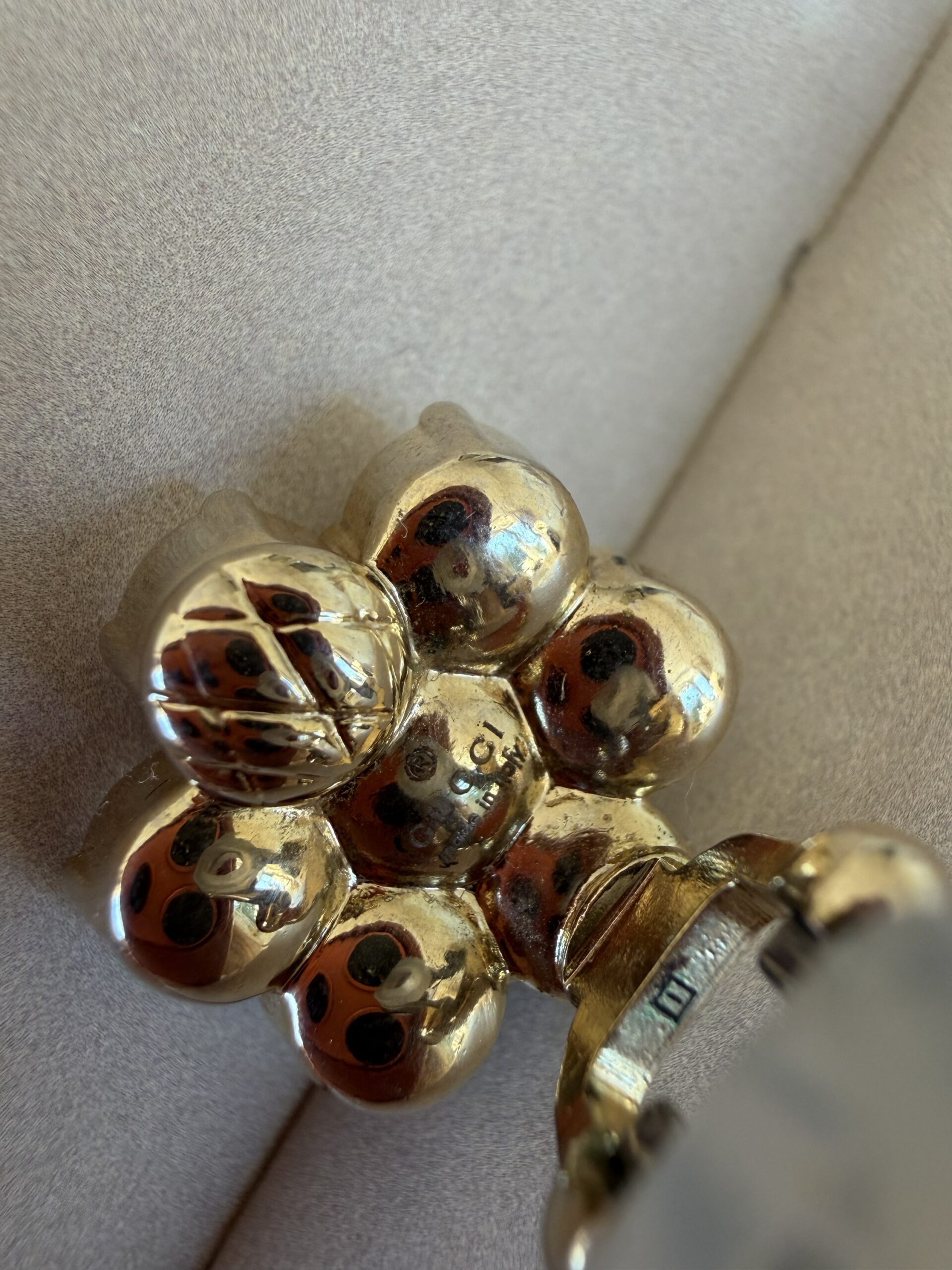 Klipsy Gucci Flower Pearl - full set - obrazek 15
