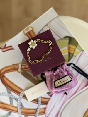 Bransoletka Gucci Flower Pearl - full set