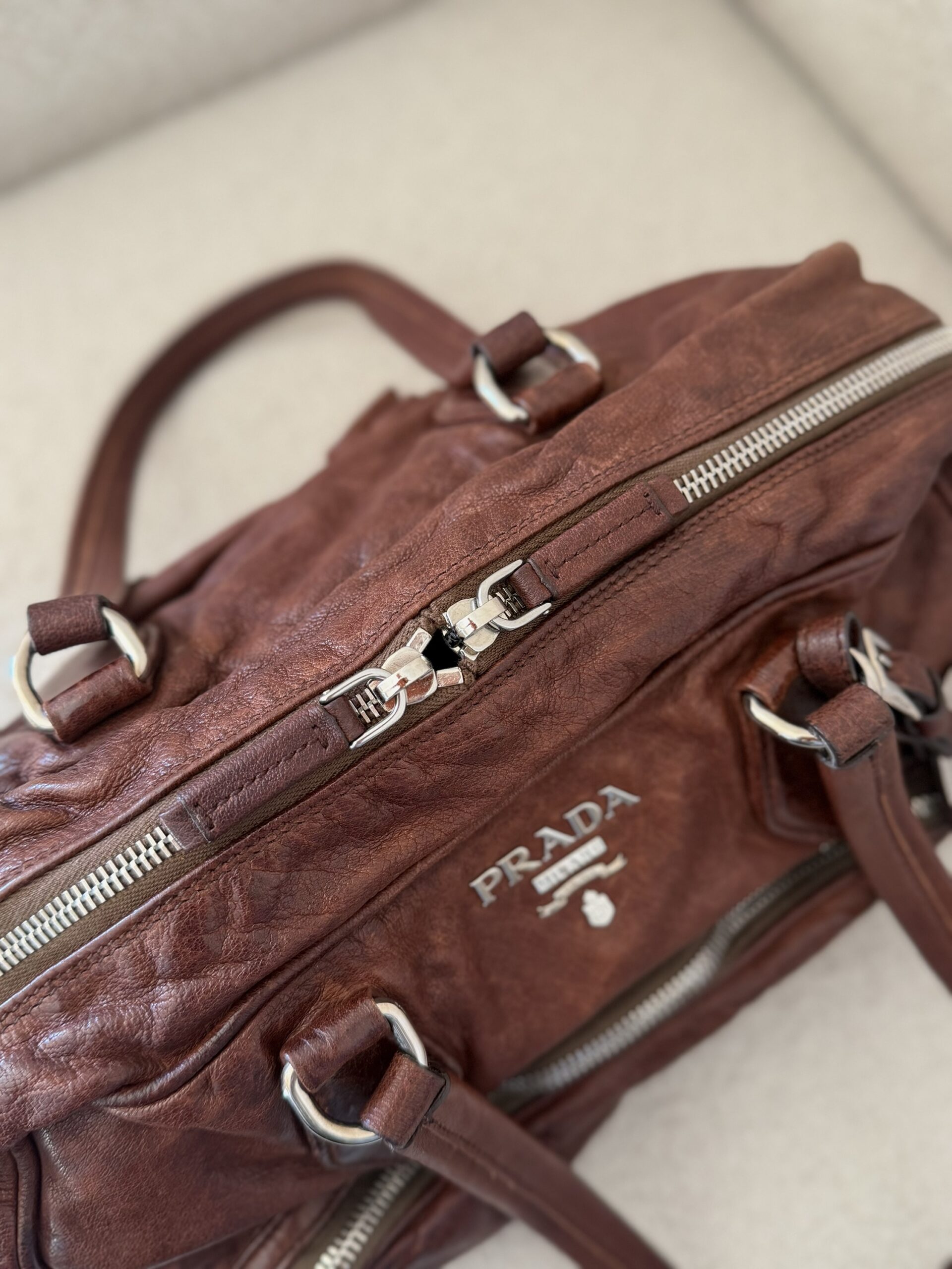Prada Washed Bag 2011 - obrazek 19