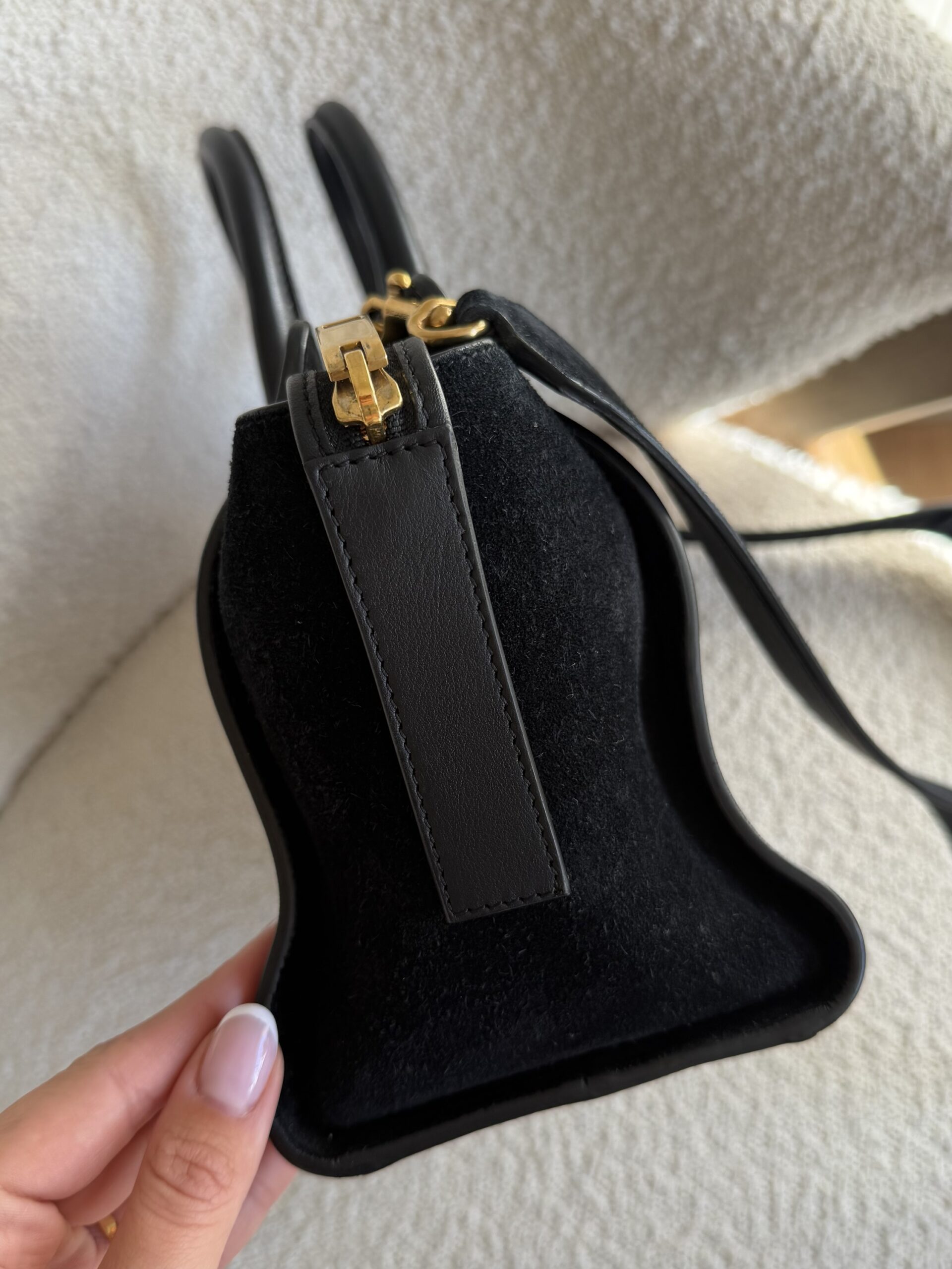 Saint Laurent Paris Cabas Bag Black - obrazek 18