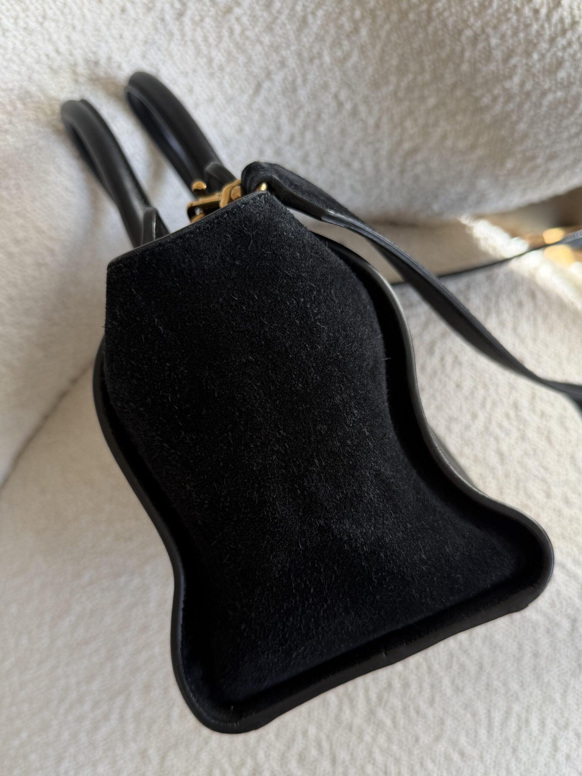 Saint Laurent Paris Cabas Bag Black - obrazek 19