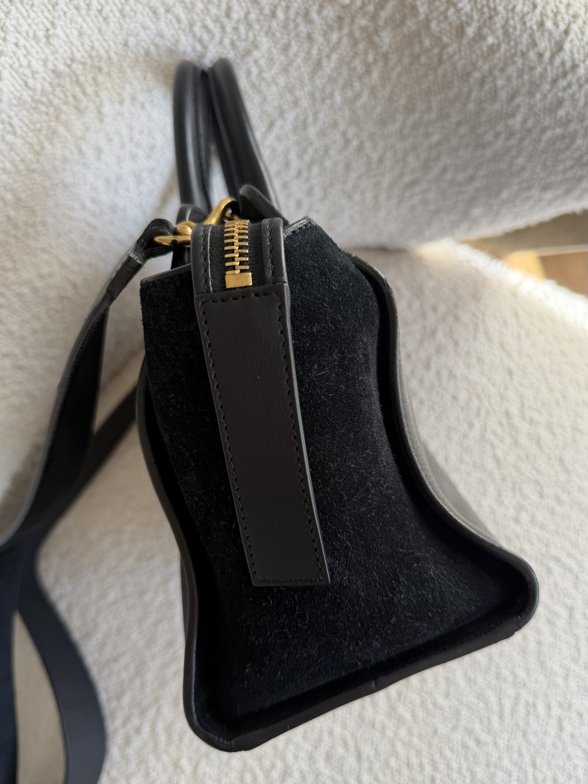 Saint Laurent Paris Cabas Bag Black - obrazek 20