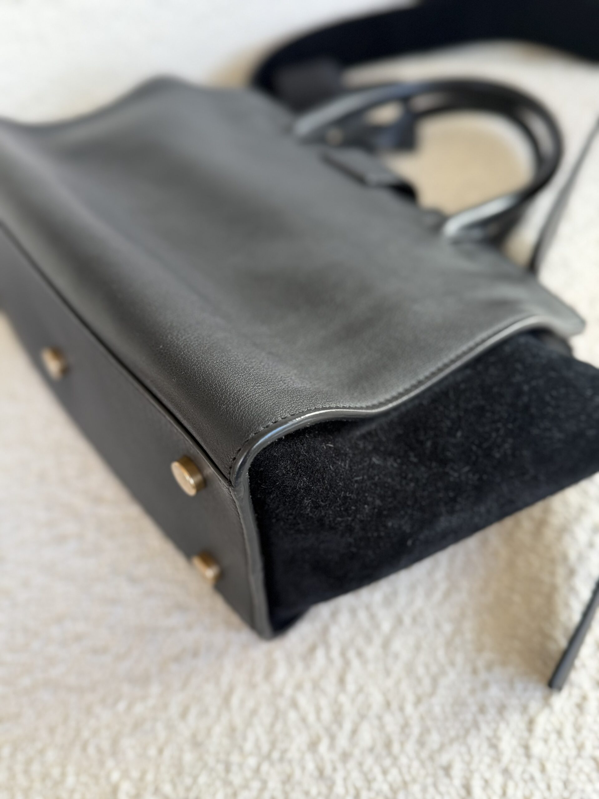 Saint Laurent Paris Cabas Bag Black - obrazek 27