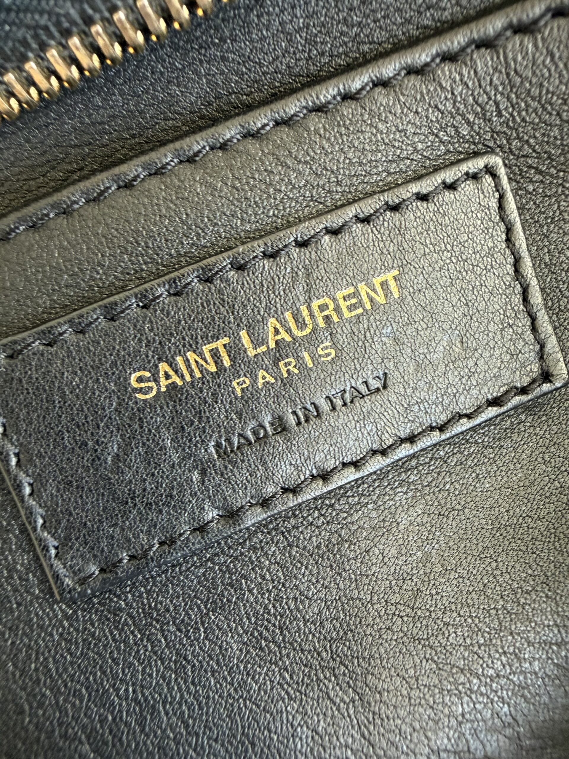 Saint Laurent Paris Cabas Bag Black - obrazek 43