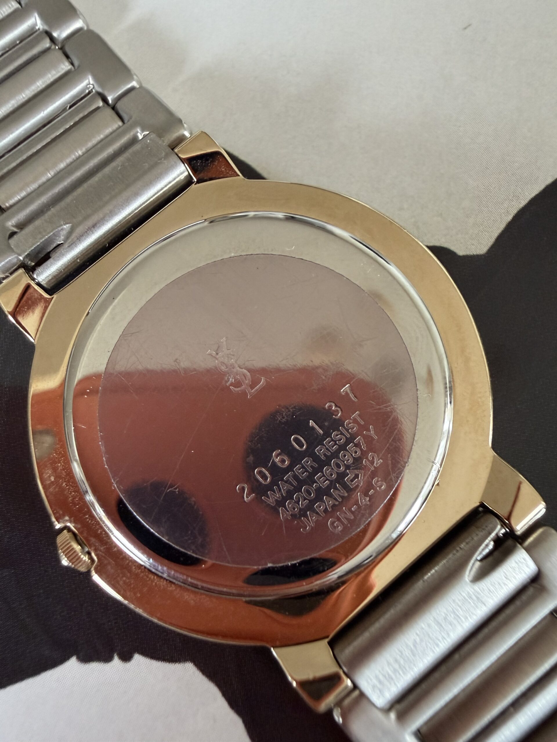 Zegarek YSL Yves Saint Laurent bikolor - obrazek 17