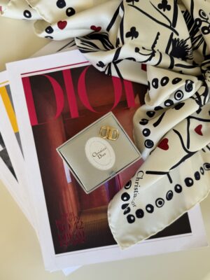 Pierścień/ring do apaszki Dior z pudełkiem