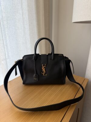 Saint Laurent Paris Cabas Bag Black