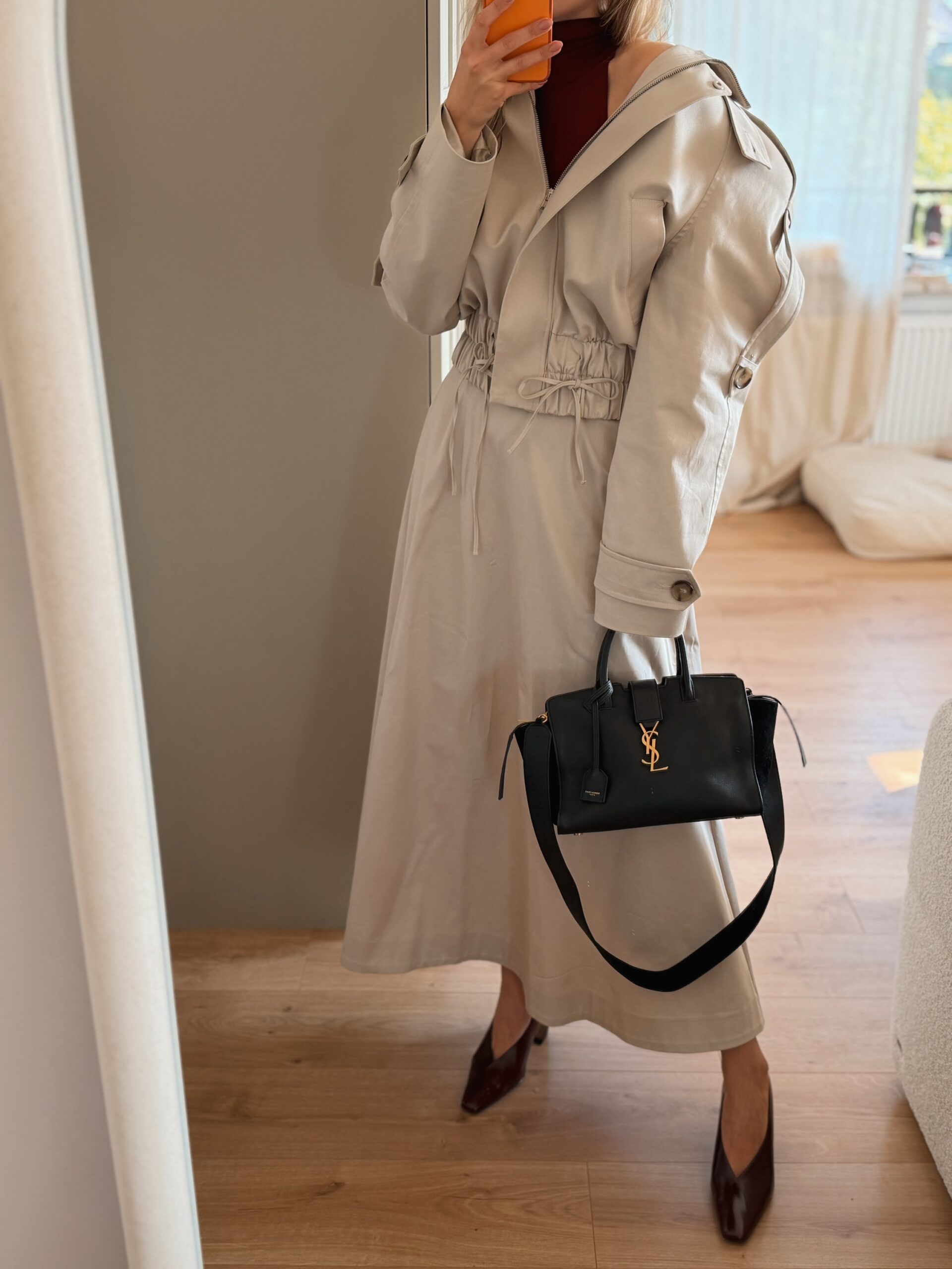 Saint Laurent Paris Cabas Bag Black - obrazek 3