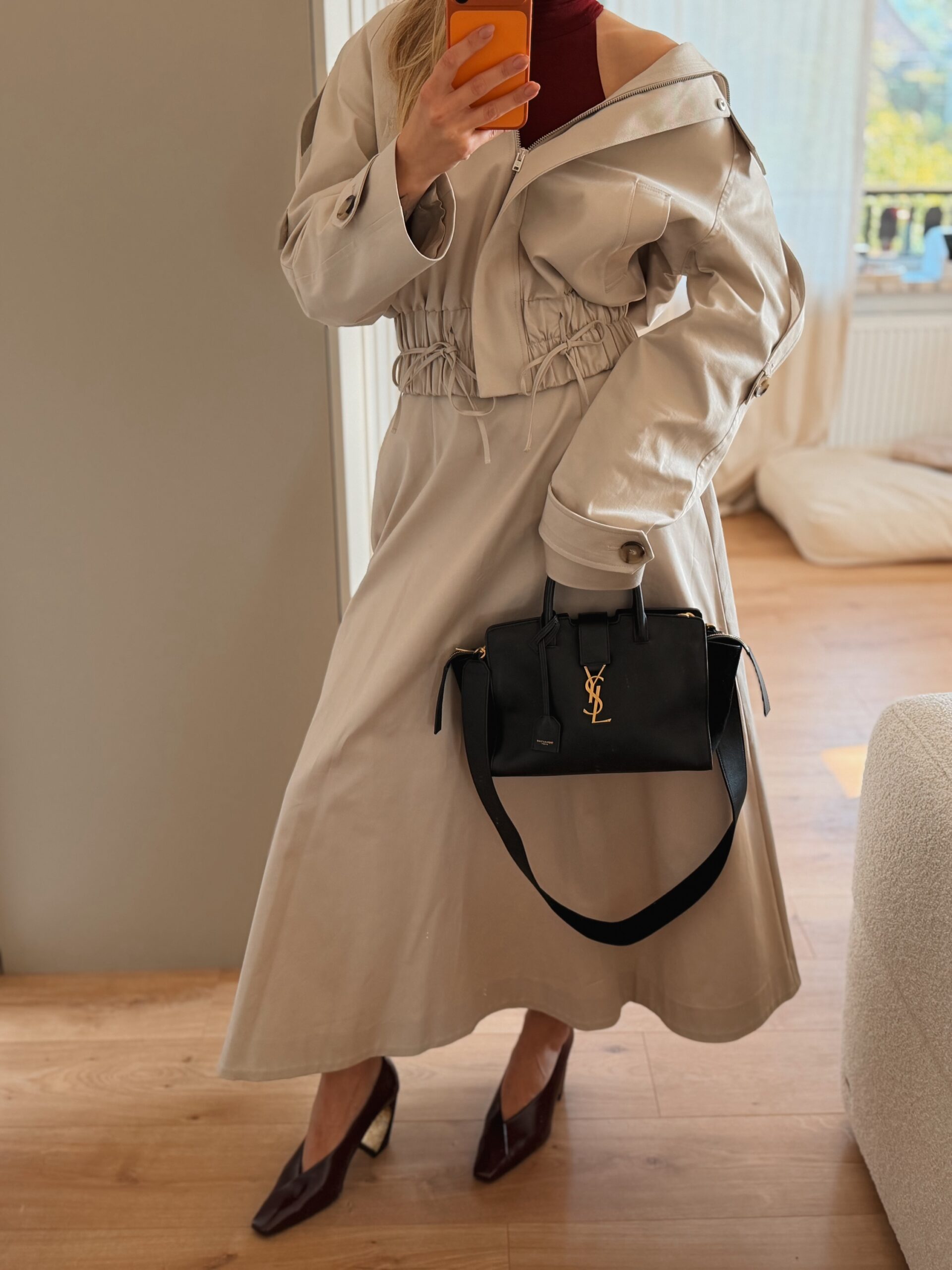 Saint Laurent Paris Cabas Bag Black - obrazek 5