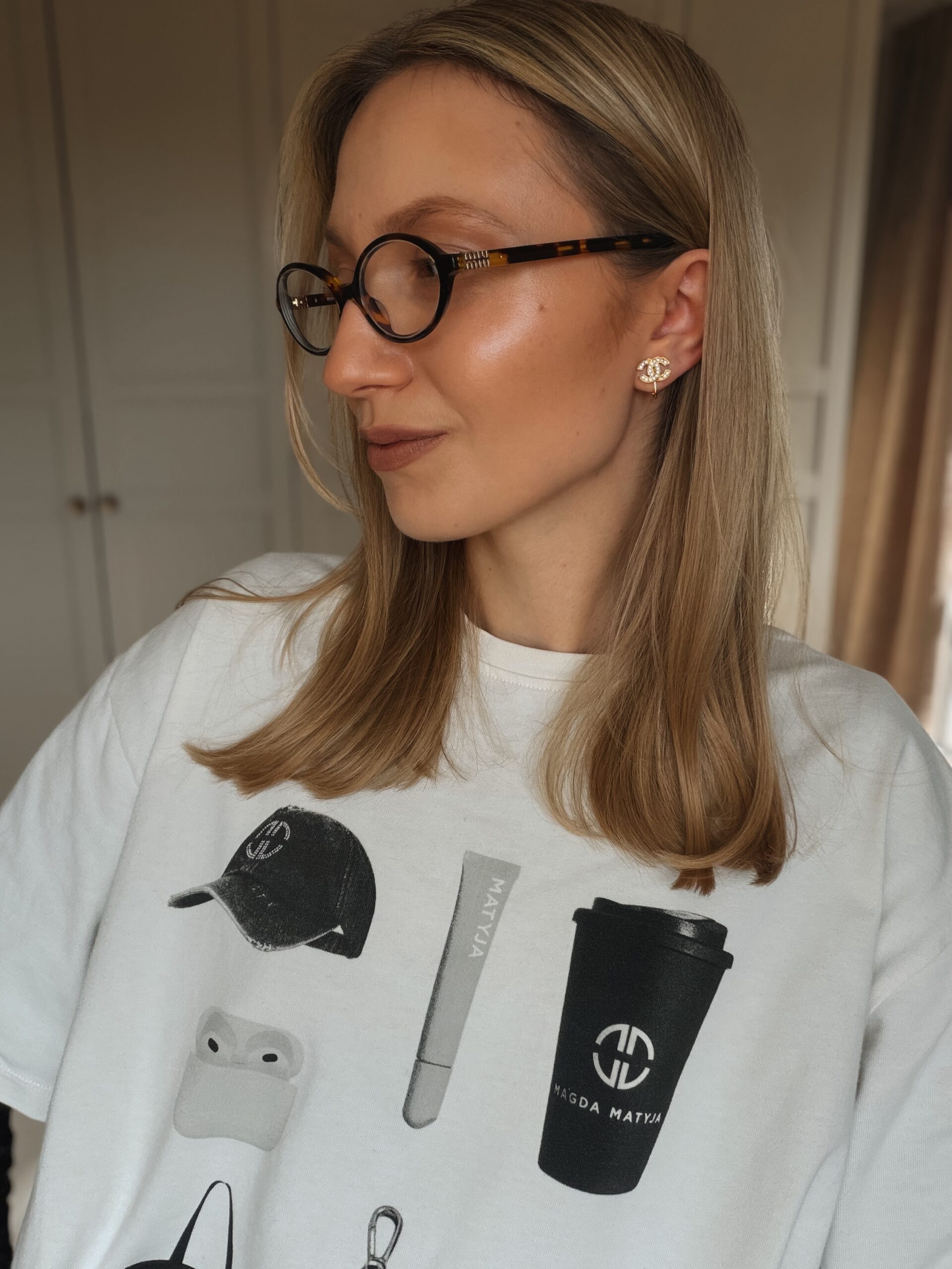 Delikatne klipsy Chanel CC z kryształkami + oryginalne pudełko - obrazek 9