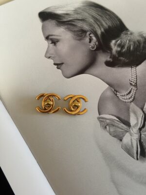 Klipsy Chanel CC Turnlock