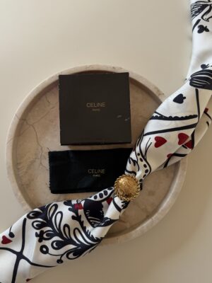Ring do apaszki Celine Triomphe full set