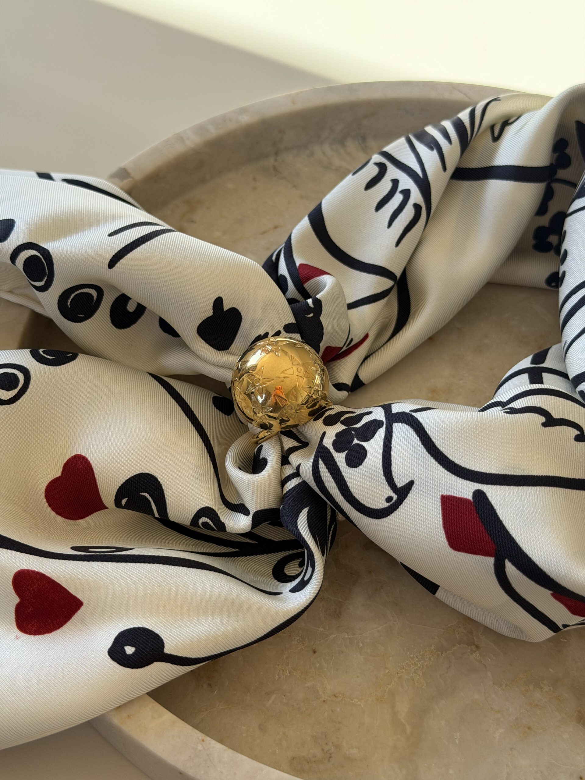 Ring do apaszki Celine Star Ball - obrazek 3