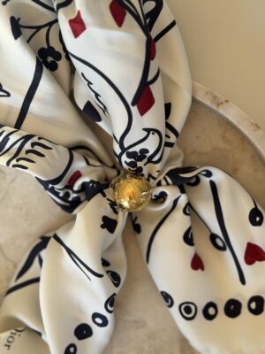 Ring do apaszki Celine Star Ball